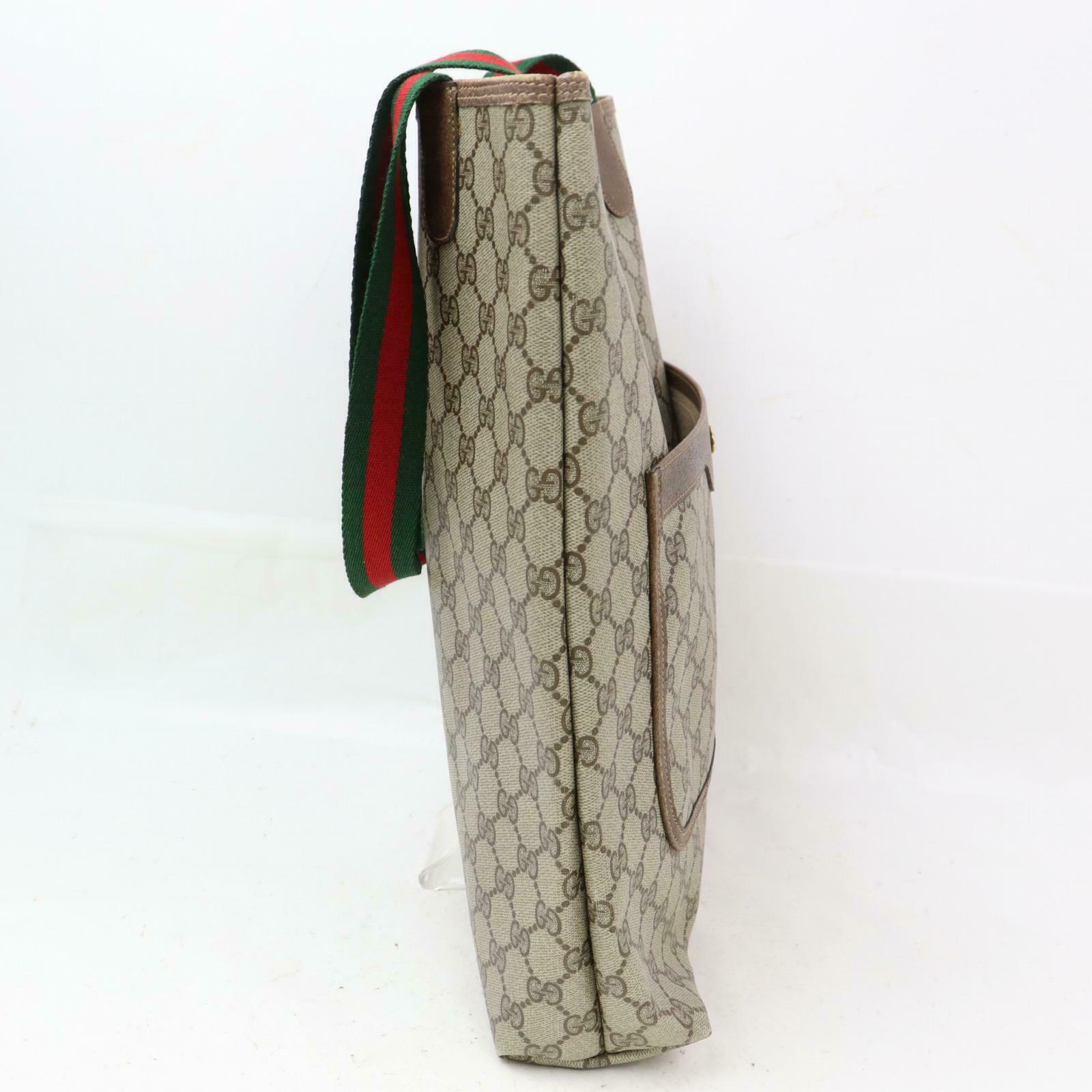 Brand Inspired Gucci Tote Bag Brown PVC