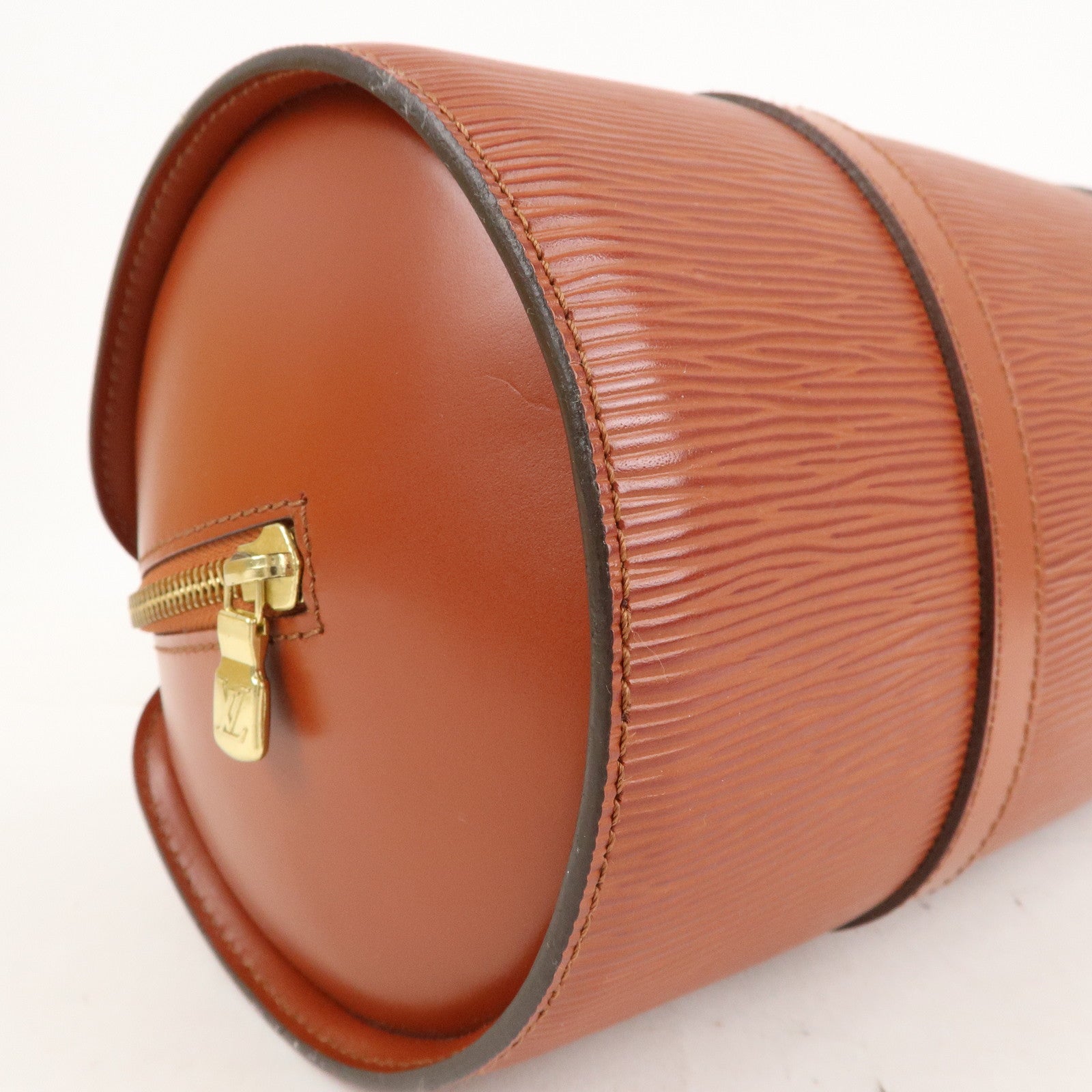 Louis Vuitton Epi Soufflot Hand Bag Kenya Brown M52223