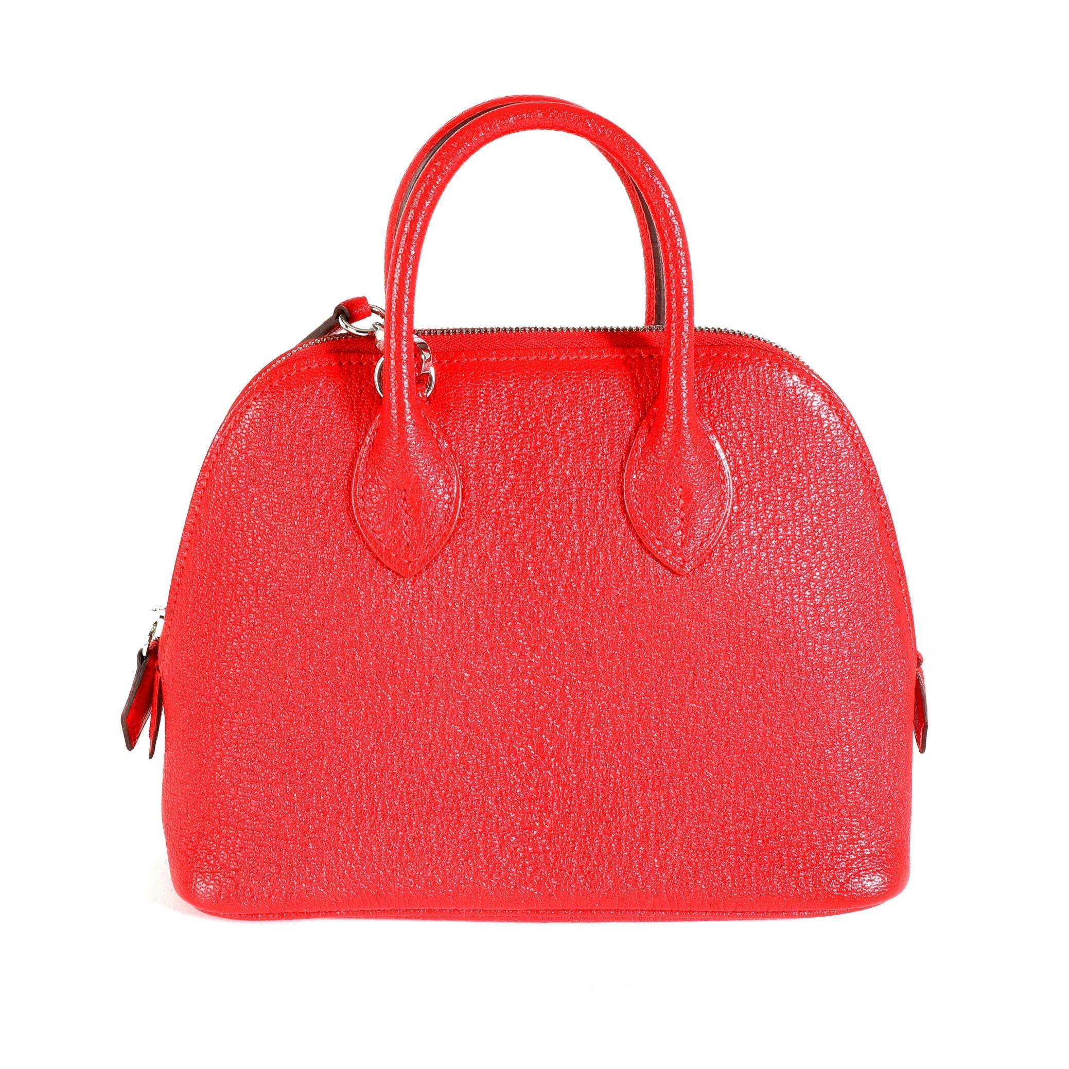 Hermès Rouge De Coeur Chévre Mini Bolide PHW