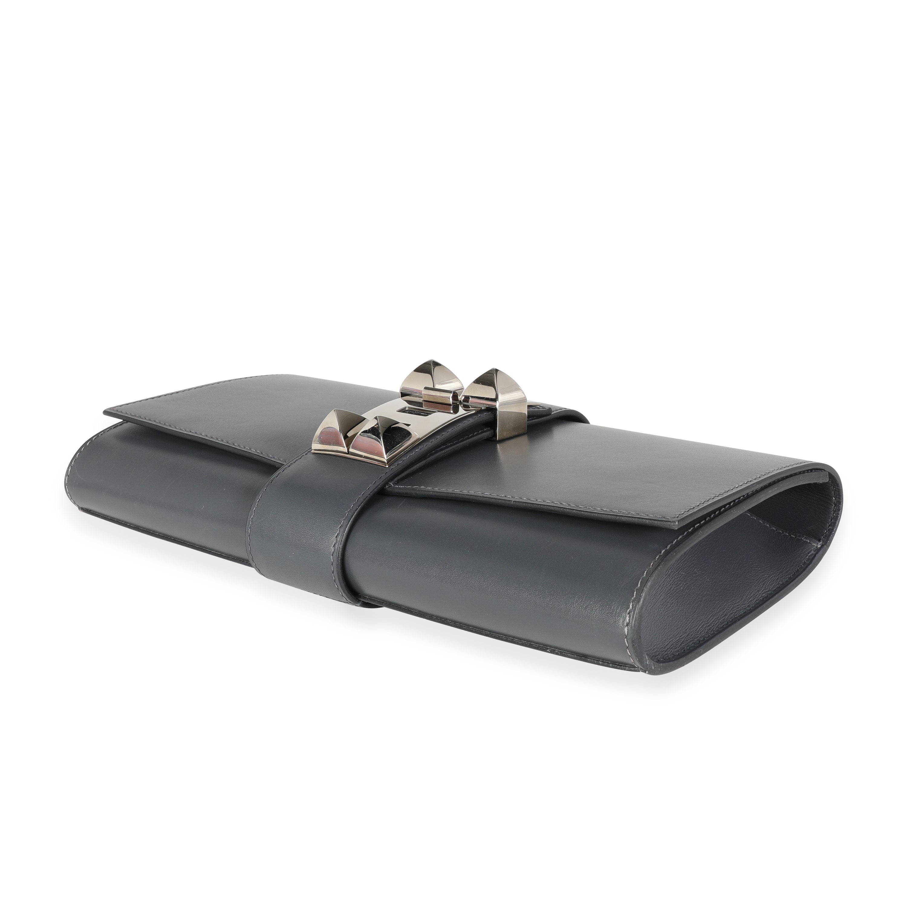 Hermès Graphite Box Calf Medor 29 PHW