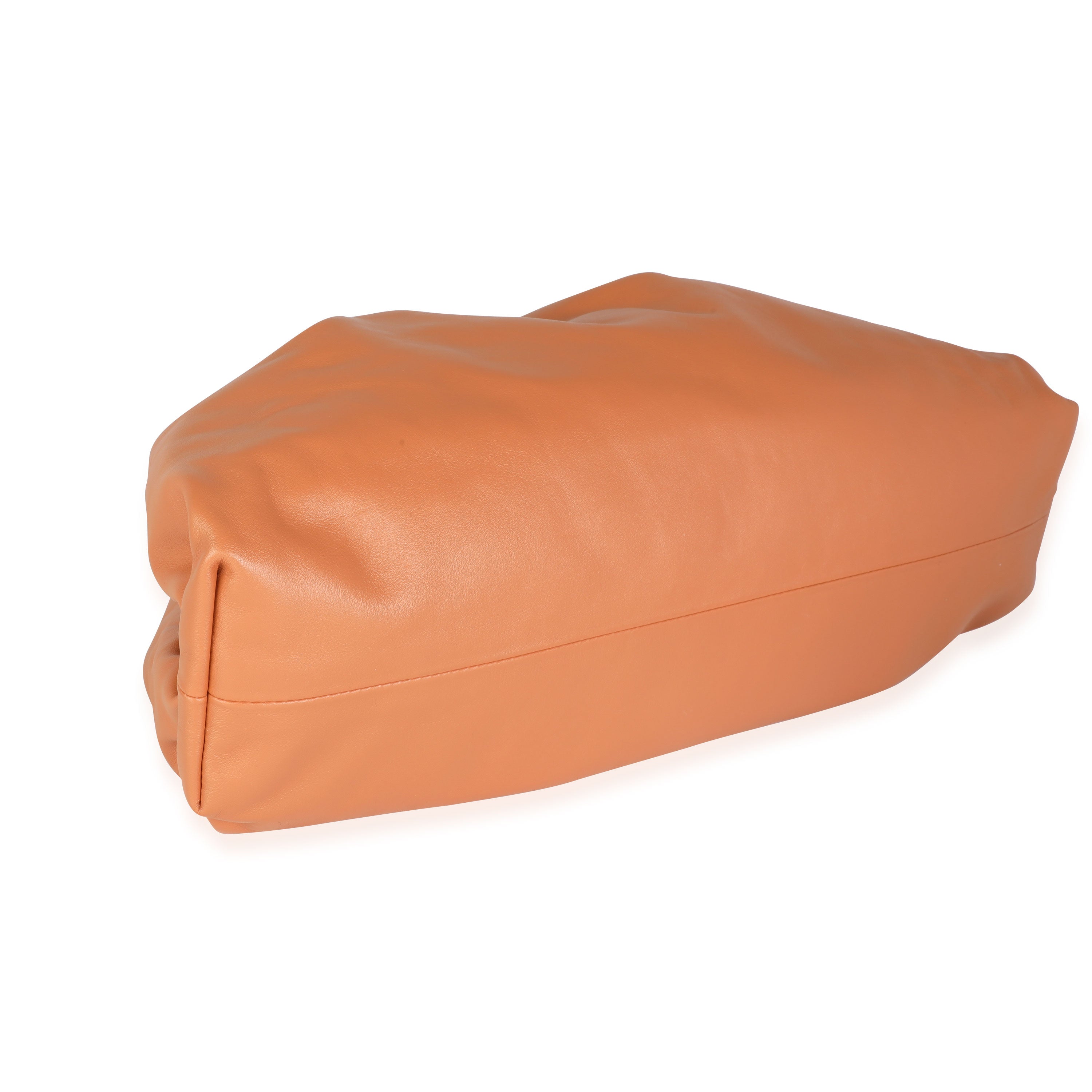 Bottega Veneta Tan Calfskin Leather Pouch