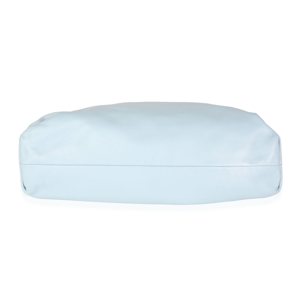 Bottega Veneta Ice Blue Calfskin Leather Pouch