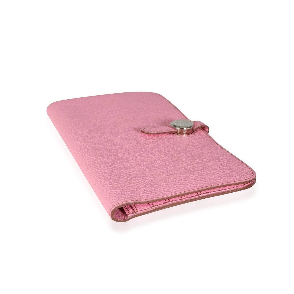 Hermès 5P Pink Togo Dogon Recto Verso Wallet PHW