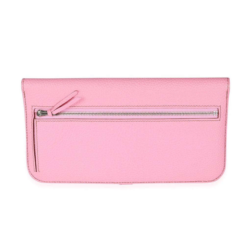 Hermès 5P Pink Togo Dogon Recto Verso Wallet PHW