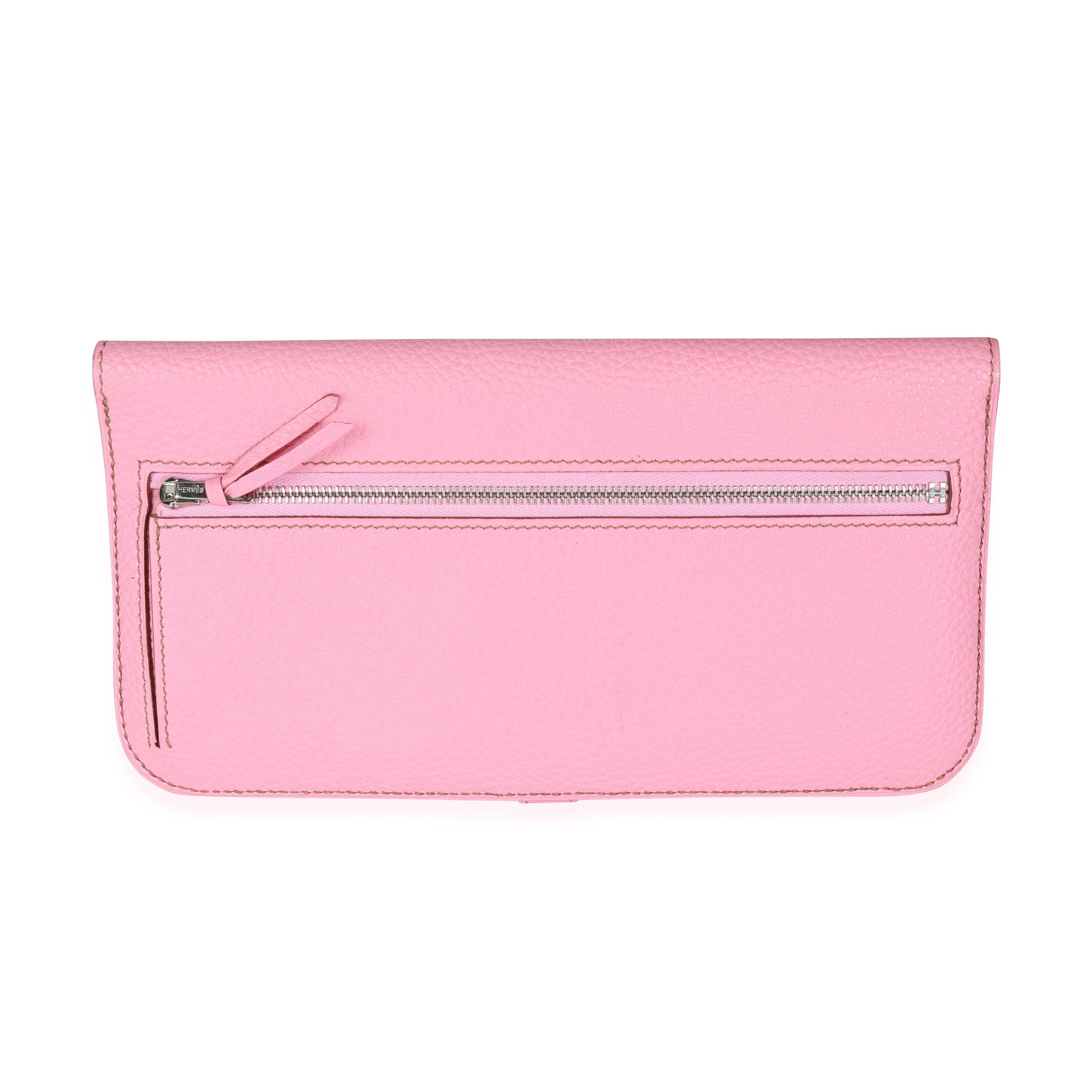 Hermès 5P Pink Togo Dogon Recto Verso Wallet PHW