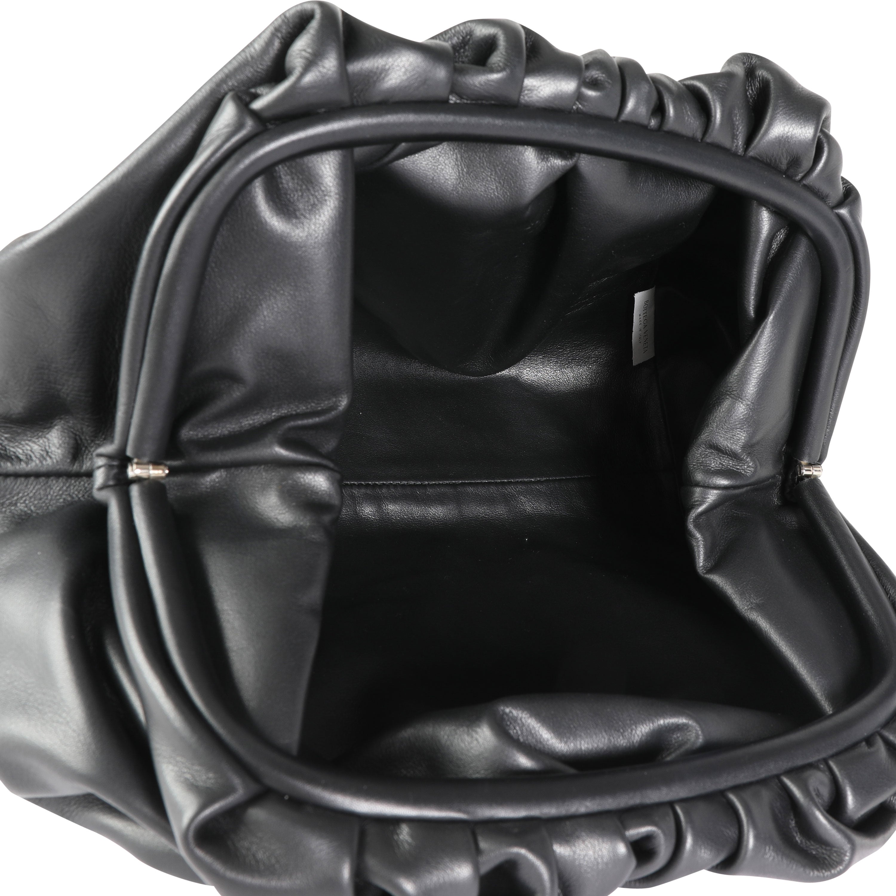 Bottega Veneta Nero Calfskin Leather Pouch