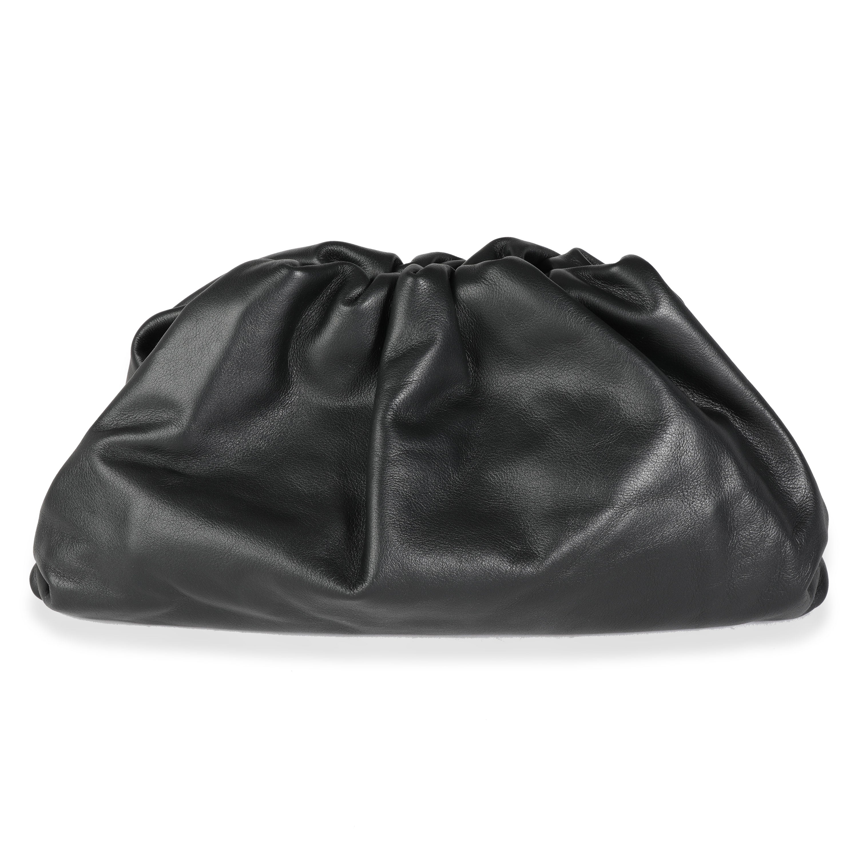 Bottega Veneta Nero Calfskin Leather Pouch