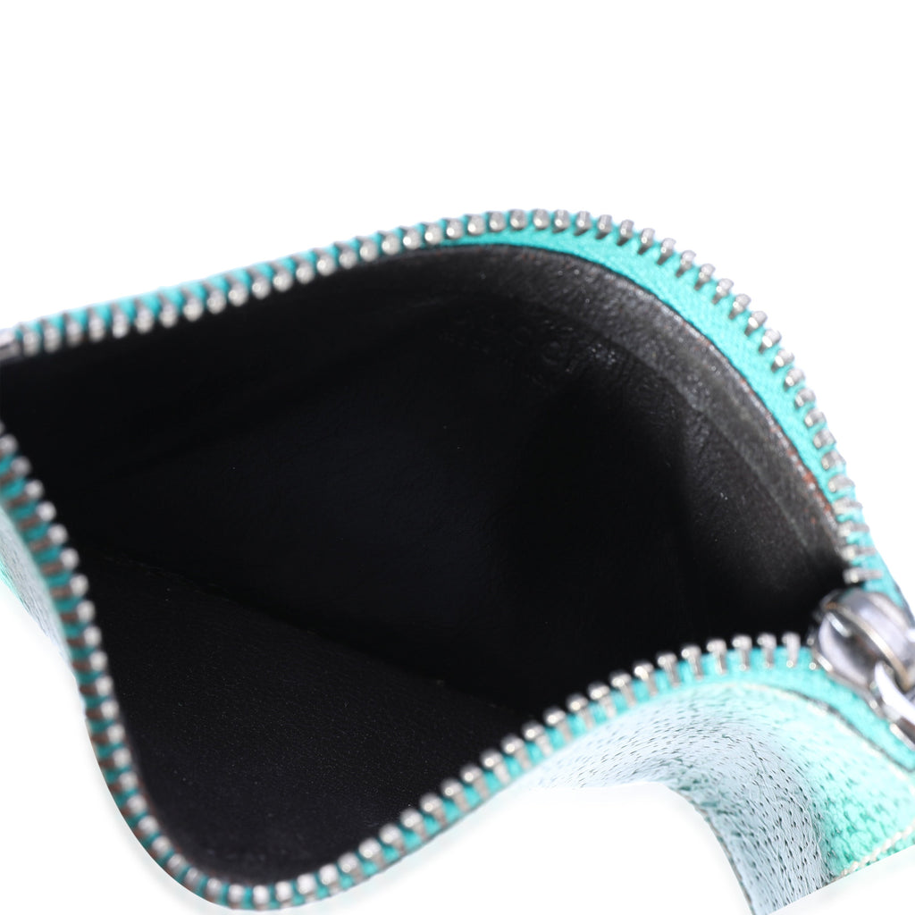 Gucci Green Printed Coated Canvas Coin Pouch