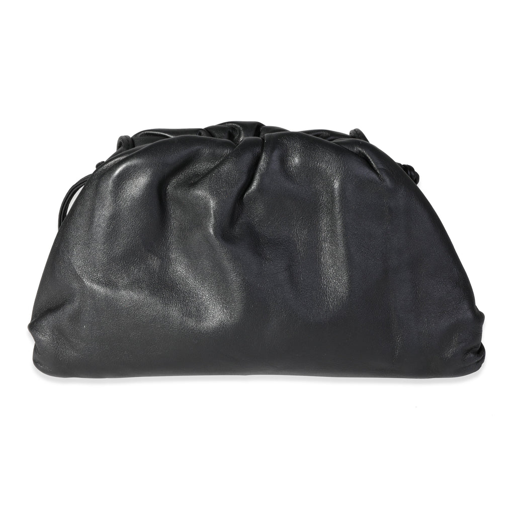 Bottega Veneta Black Calfskin Mini Pouch Bag