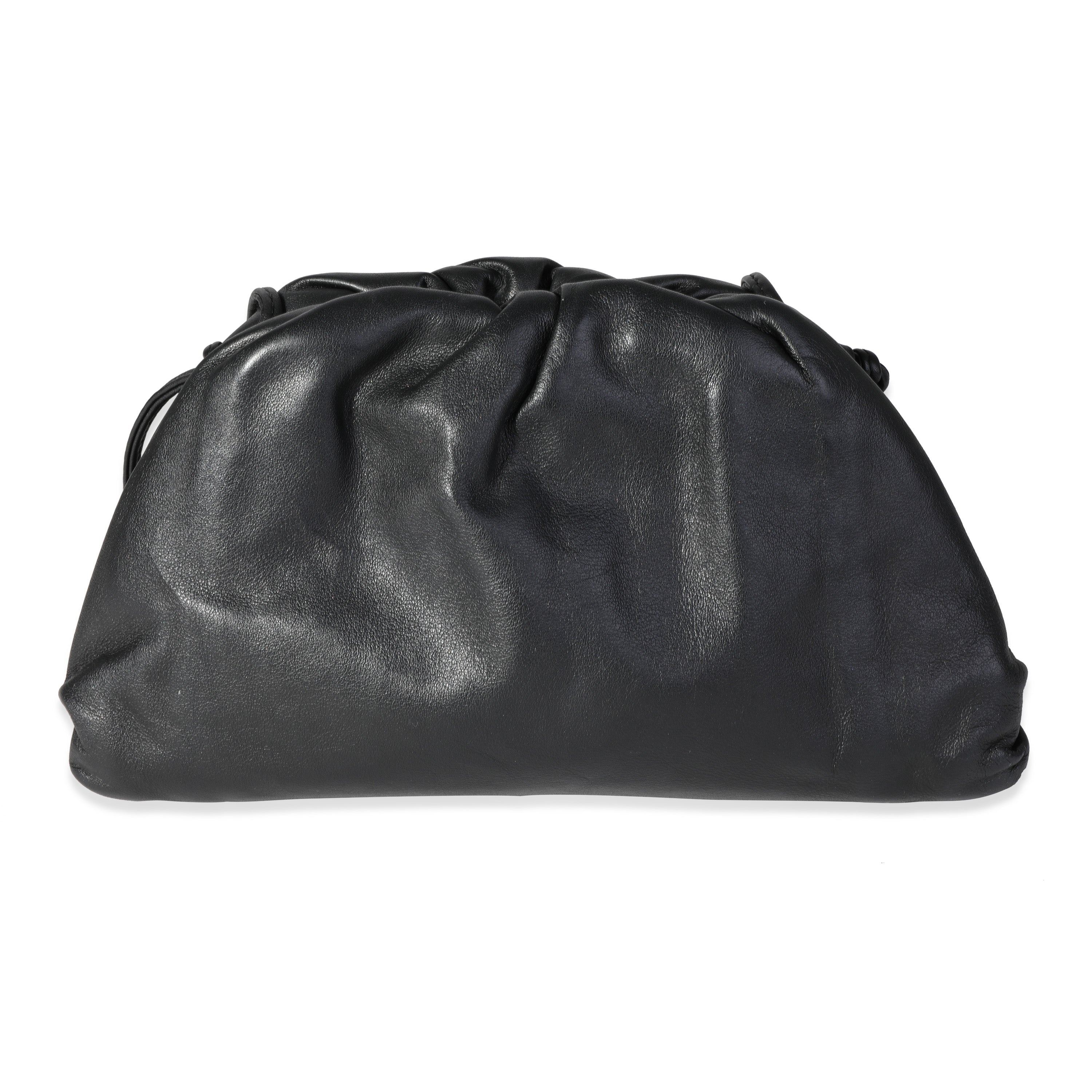 Bottega Veneta Black Calfskin Mini Pouch Bag