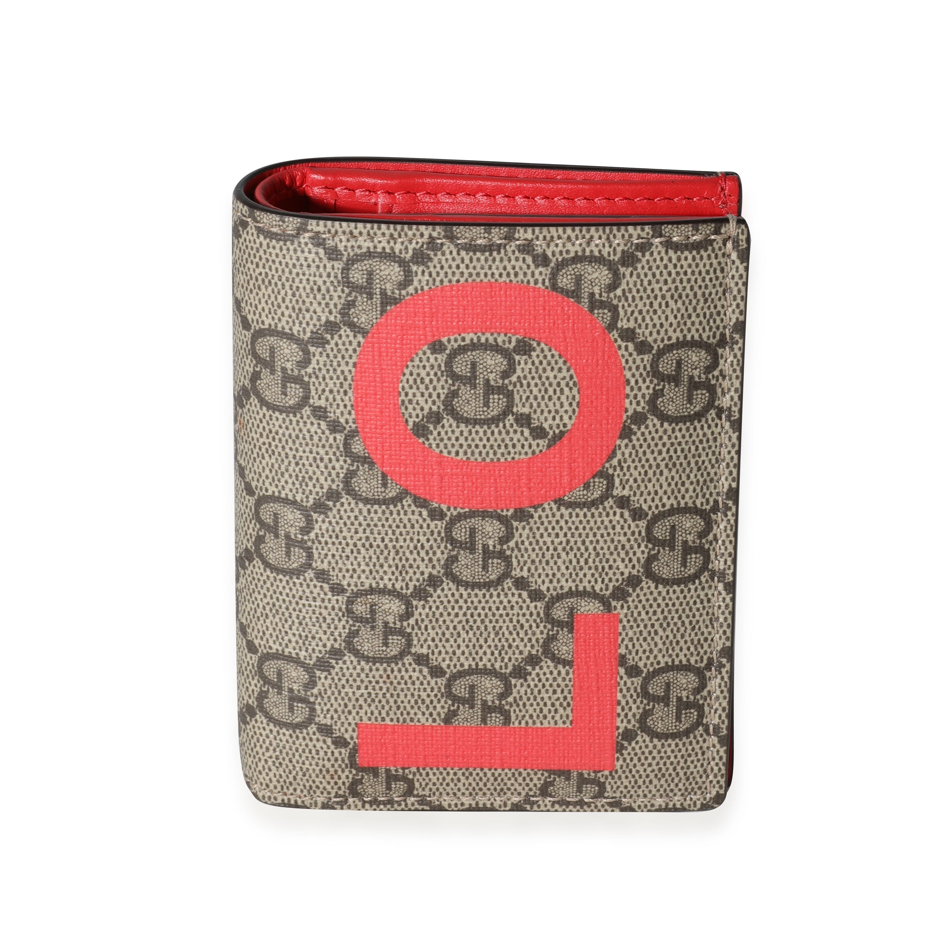 Gucci GG Supreme Valentine's Day Card Holder