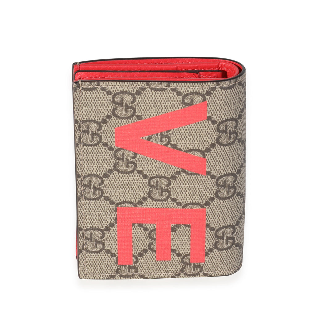 Gucci GG Supreme Valentine's Day Card Holder