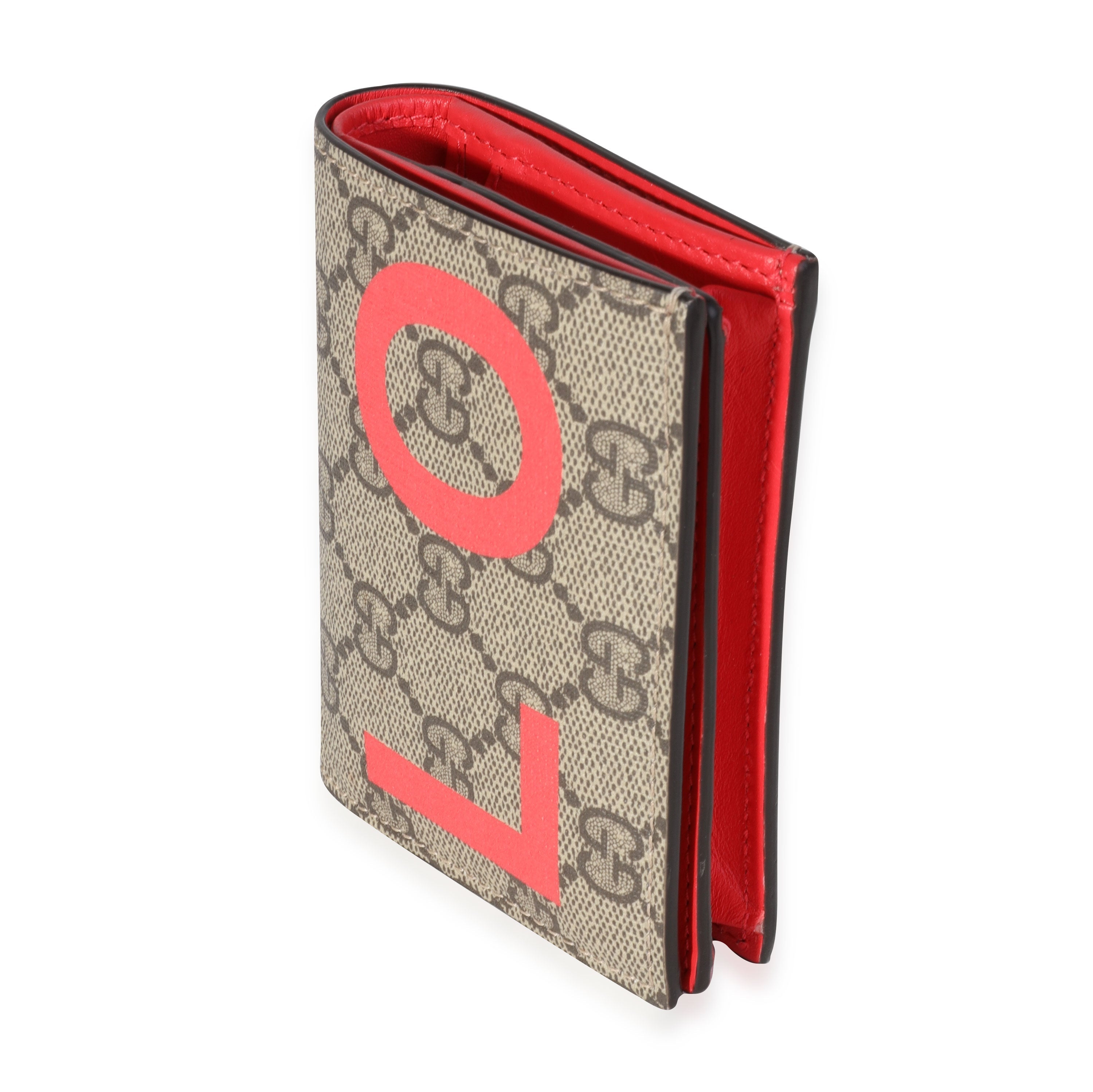 Gucci GG Supreme Valentine's Day Card Holder