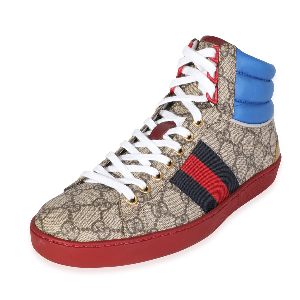 Gucci -  Gucci Ace GG High Top 'Blue Beige' (6 UK)