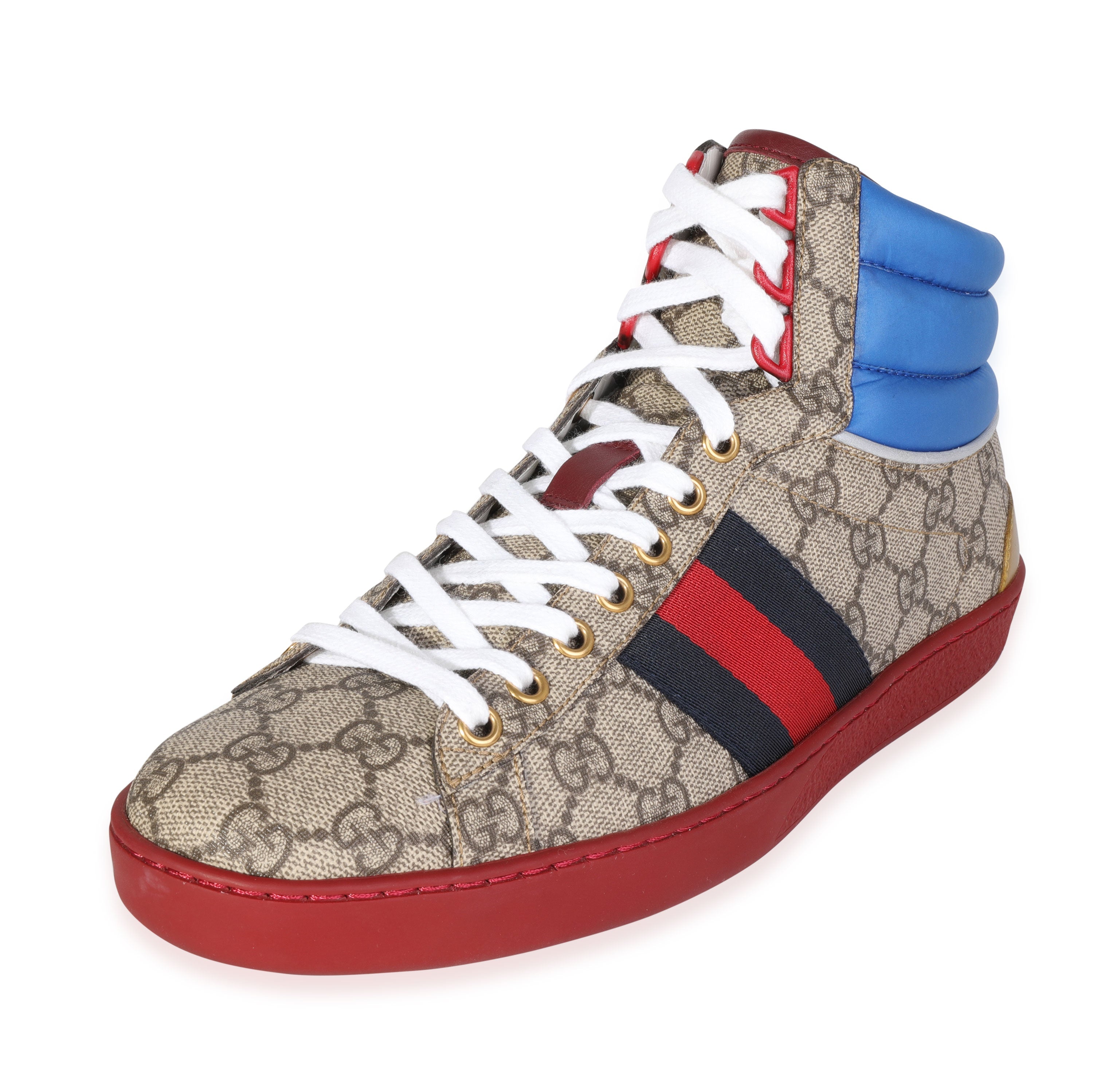 Gucci -  Gucci Ace GG High Top 'Blue Beige' (6 UK)