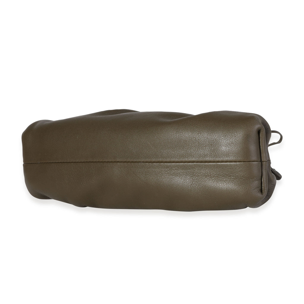 Bottega Veneta Mustard Calfskin Mini Pouch