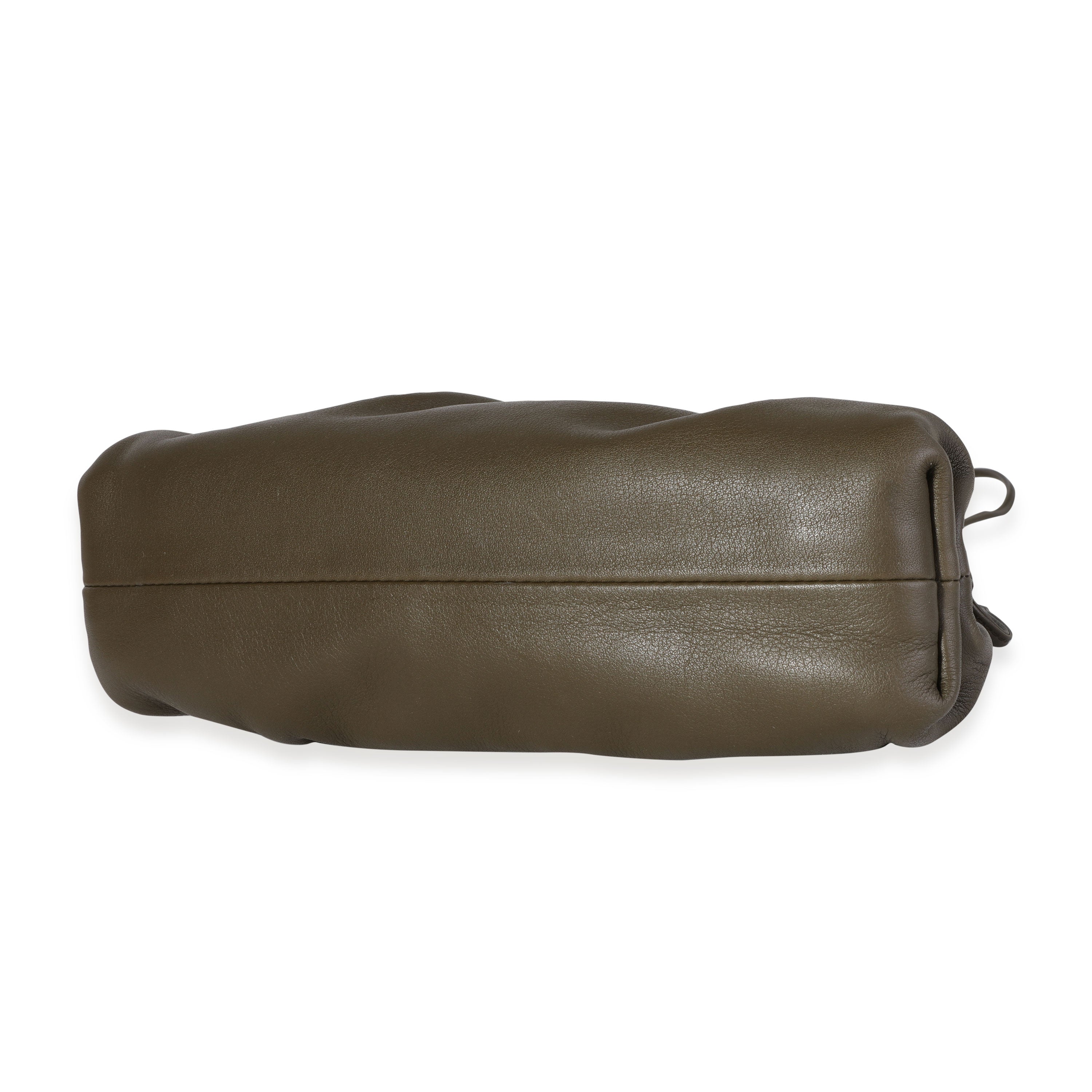 Bottega Veneta Mustard Calfskin Mini Pouch