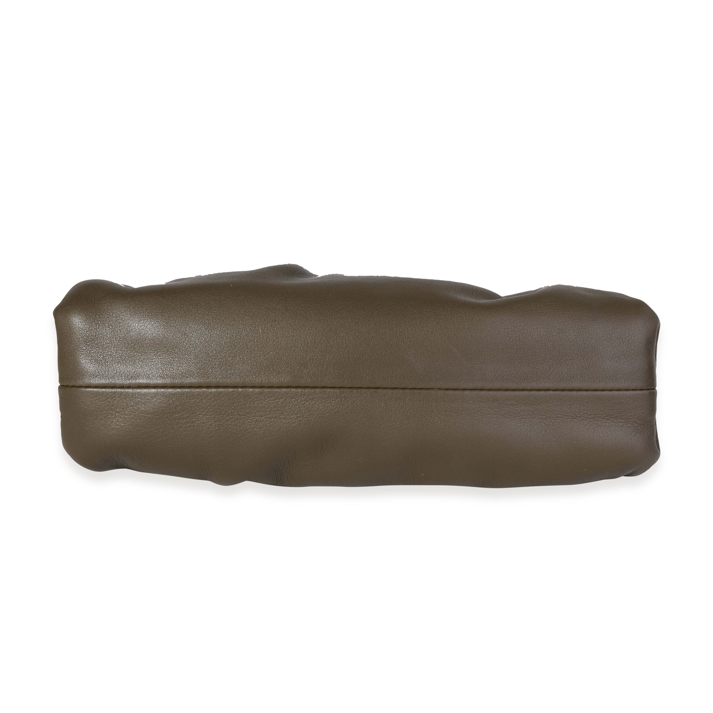 Bottega Veneta Mustard Calfskin Mini Pouch