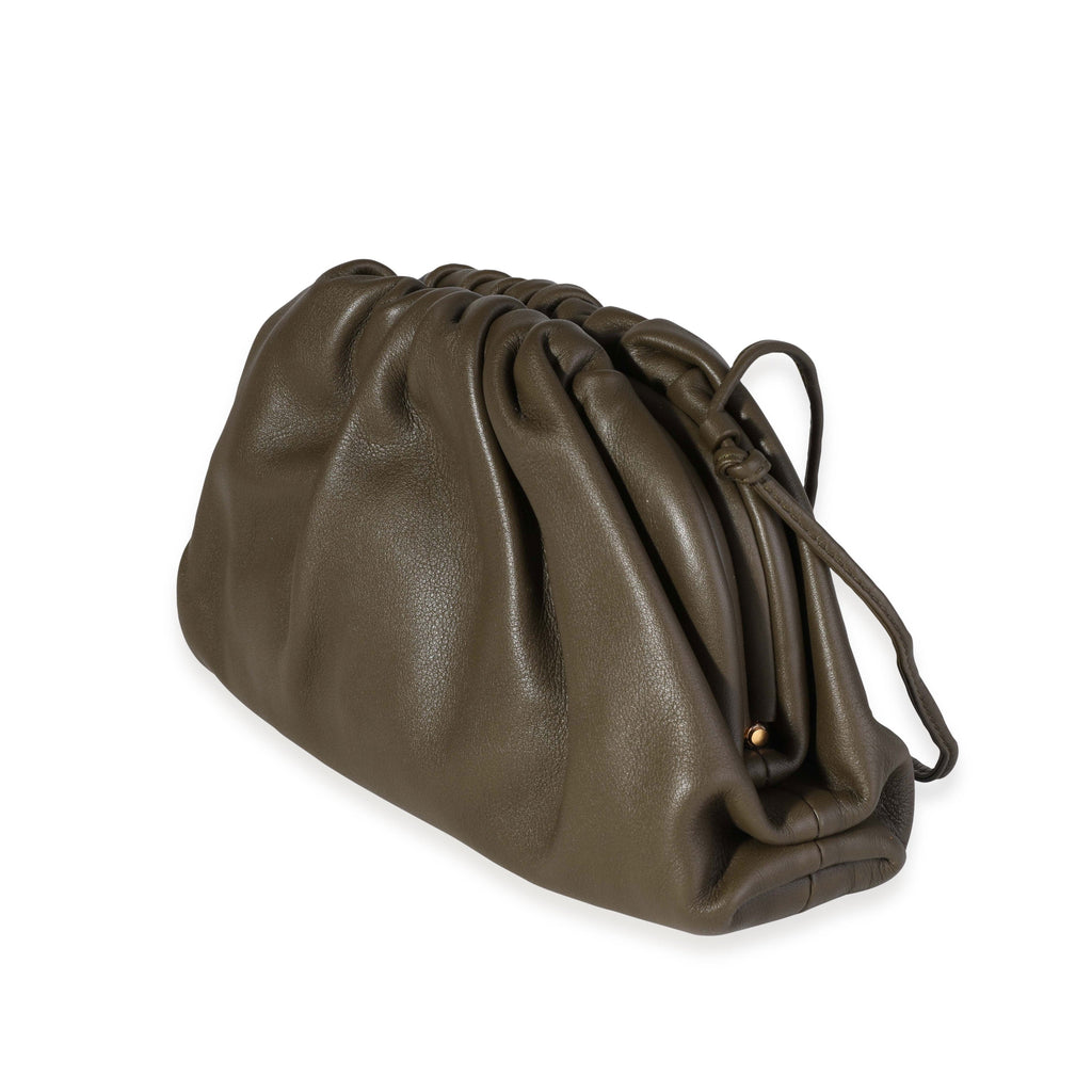 Bottega Veneta Mustard Calfskin Mini Pouch