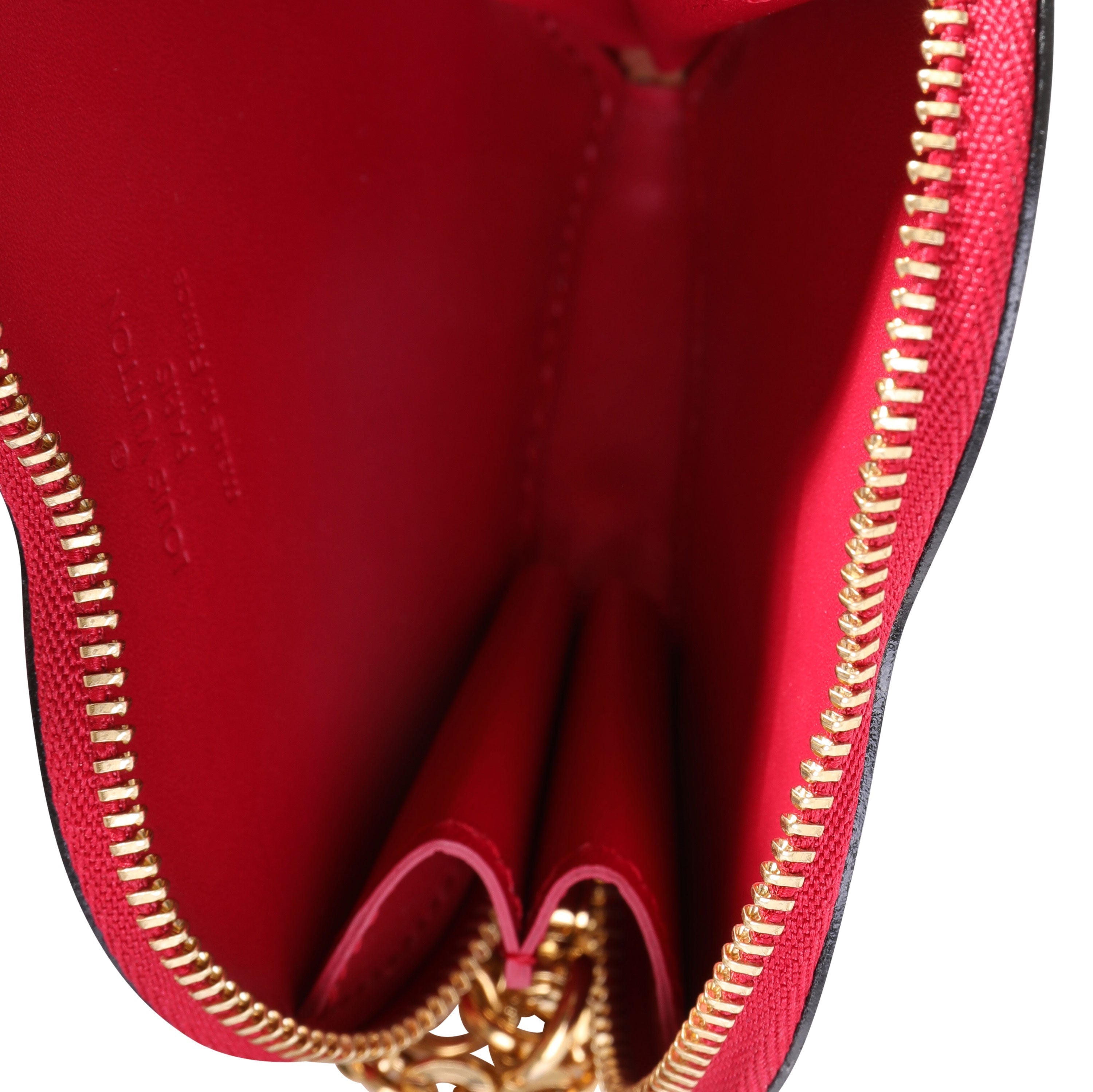 Louis Vuitton Rose Indian Sweet Monogram Vernis Heart Coin Purse