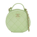 CHANEL Mini Caviar Round Vanity Bag