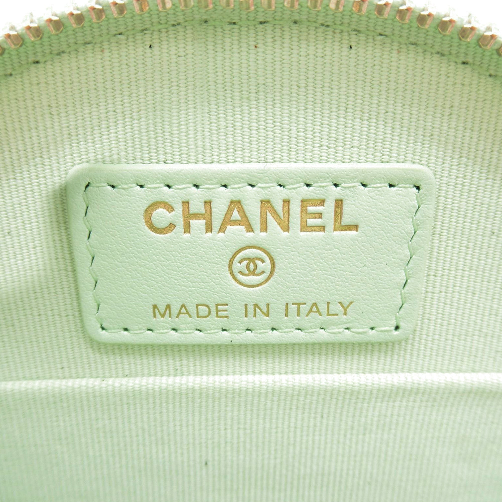 CHANEL Mini Caviar Round Vanity Bag