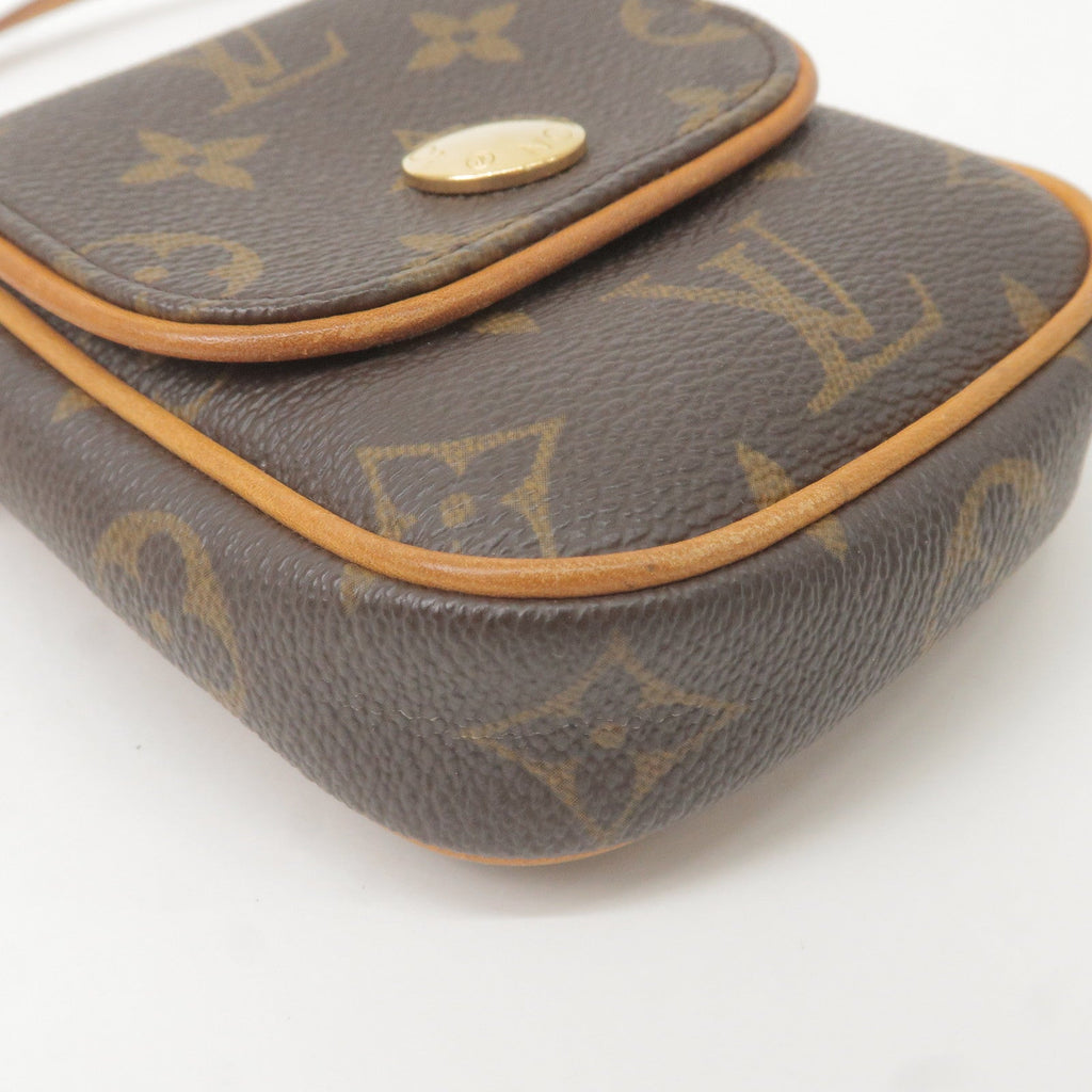Louis Vuitton Monogram Pochette Cancun Shoulder Bag Pouch M60018
