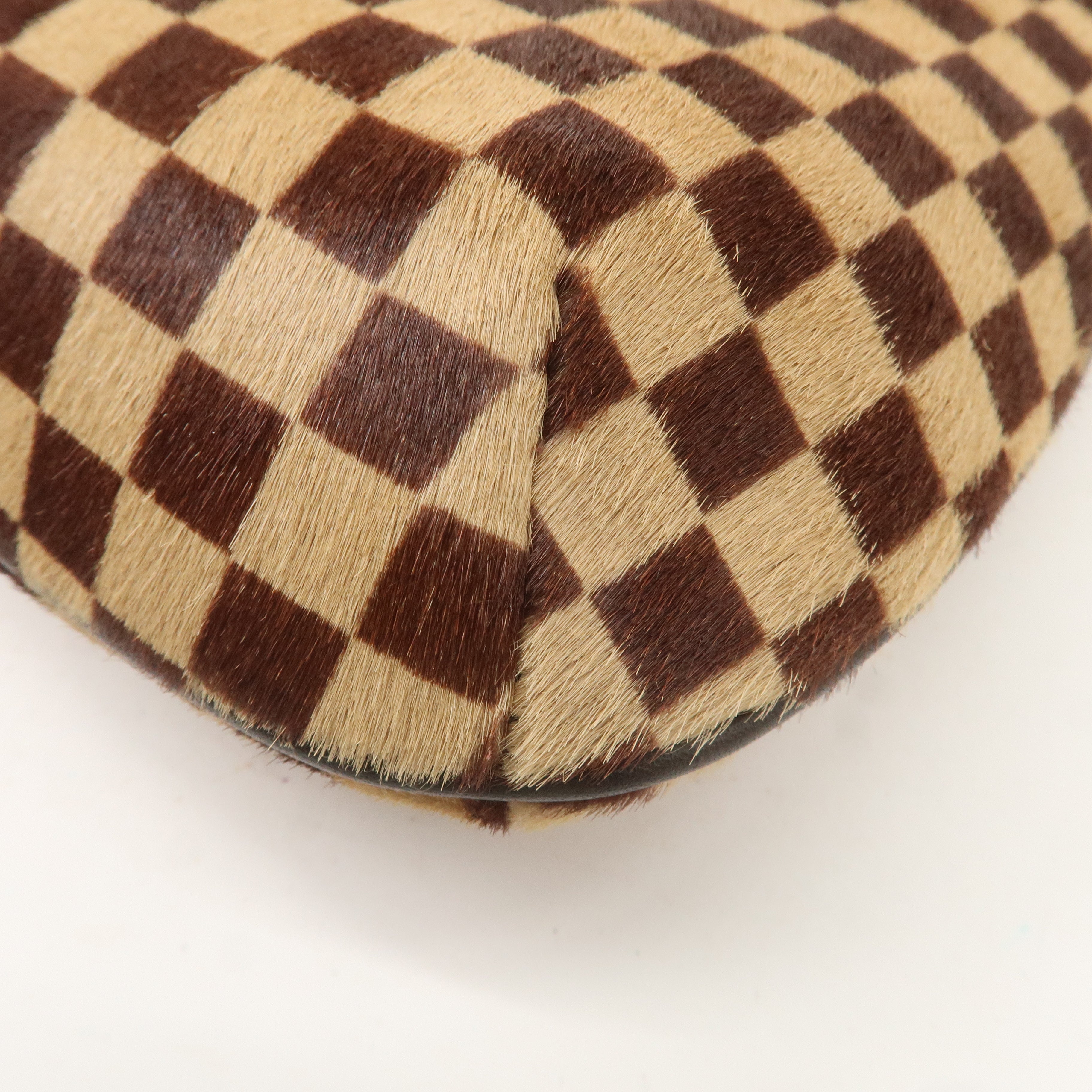 Louis Vuitton Damier Sauvage Tiger Hand Bag Brown M92132