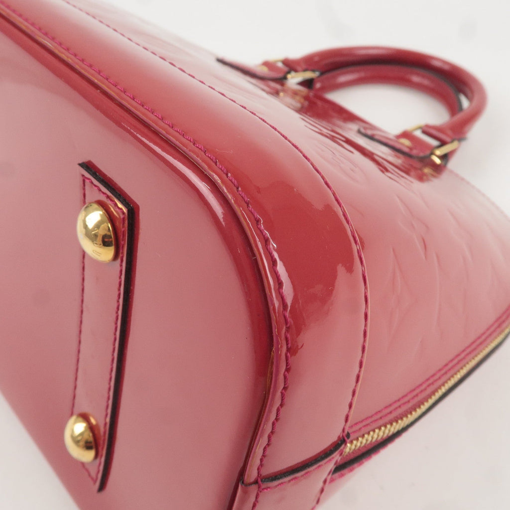 Louis Vuitton Monogram Vernis Alma PM Bag Pomme d'Amour M90096