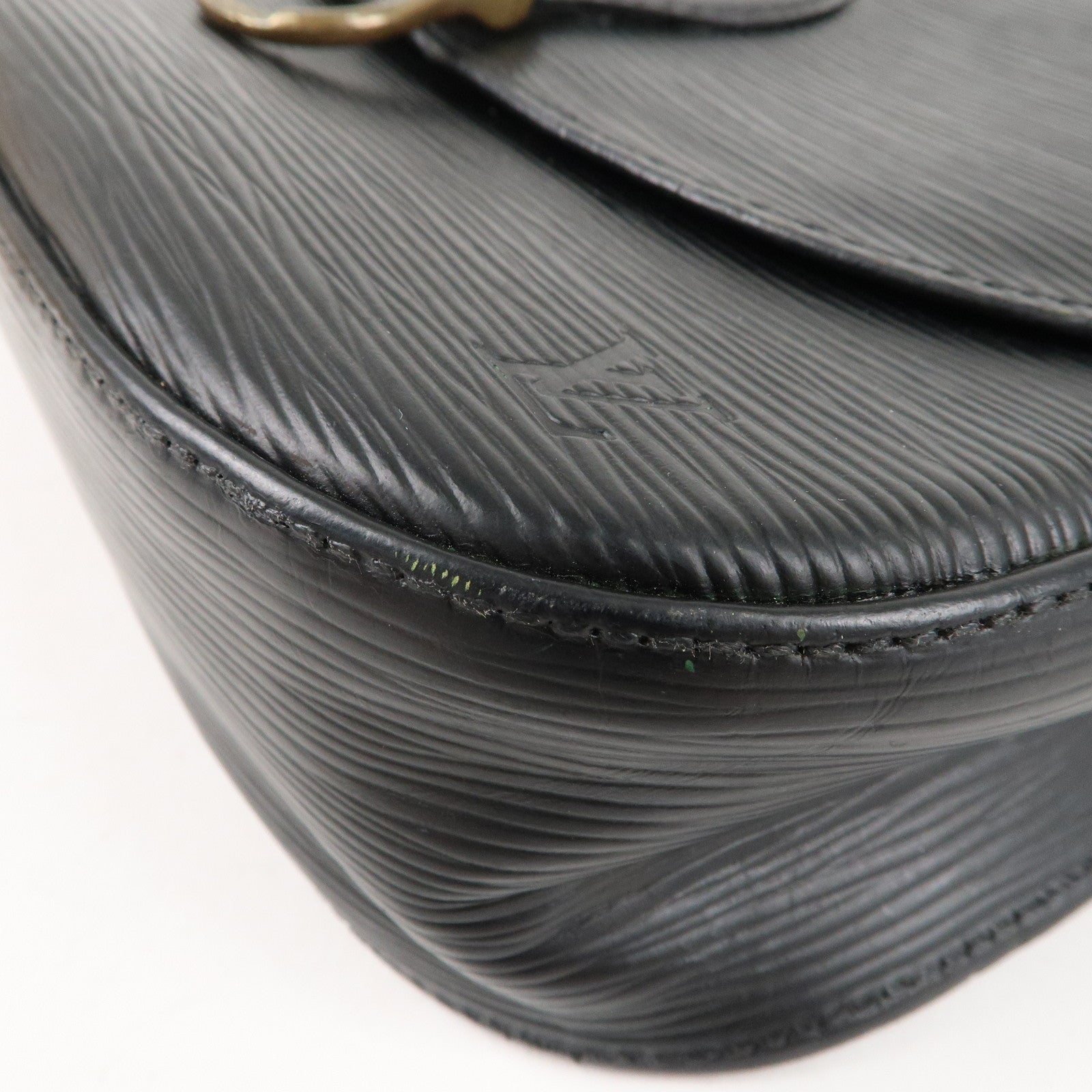 Louis Vuitton Epi Saint Cloud Shoulder Bag Noir Black M52192