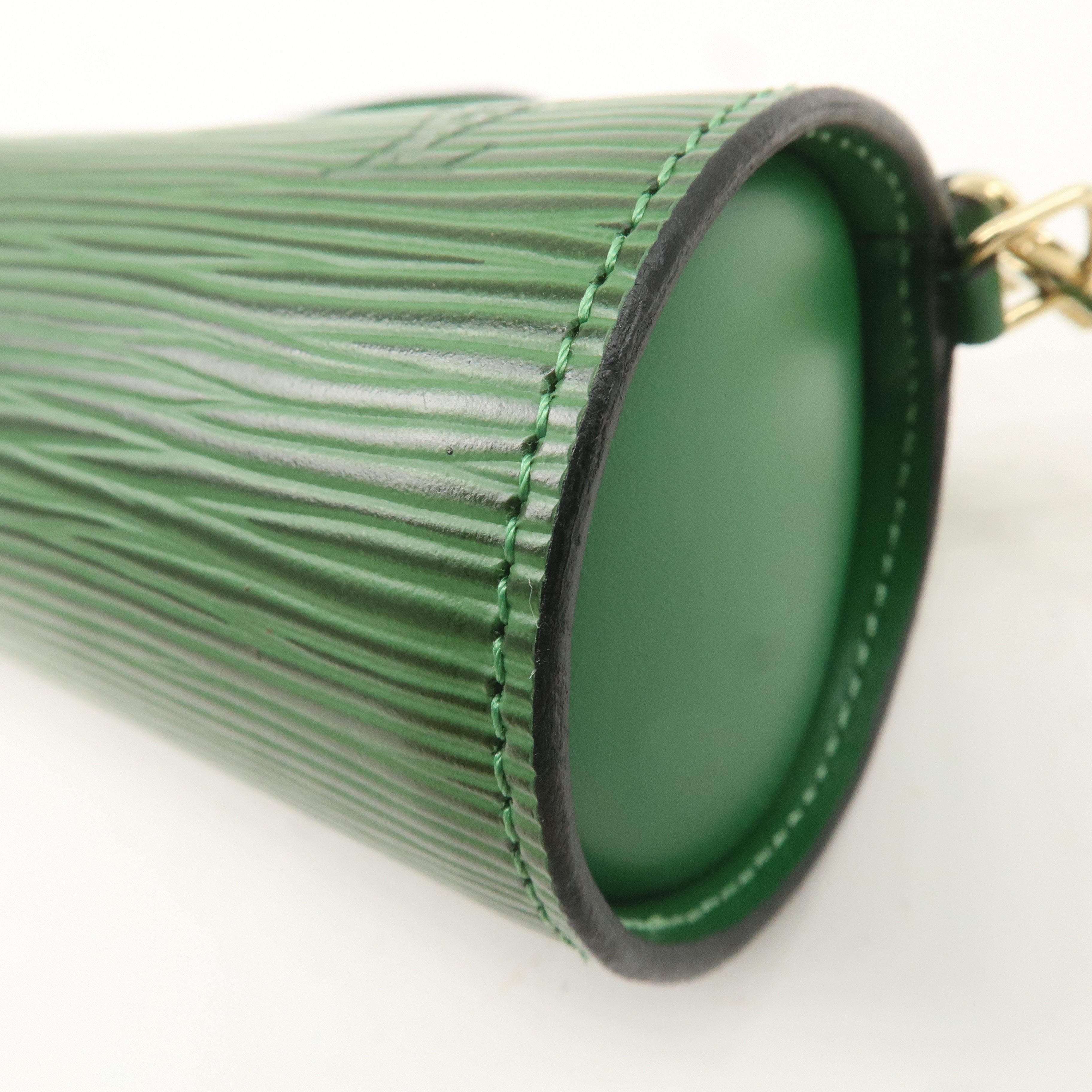 Louis Vuitton Epi Mini Pouch For Soufflot Hand Bag Borneo Green F/S