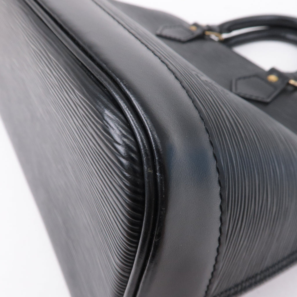 Louis Vuitton Epi Alma Hand Bag Noir Black M52142
