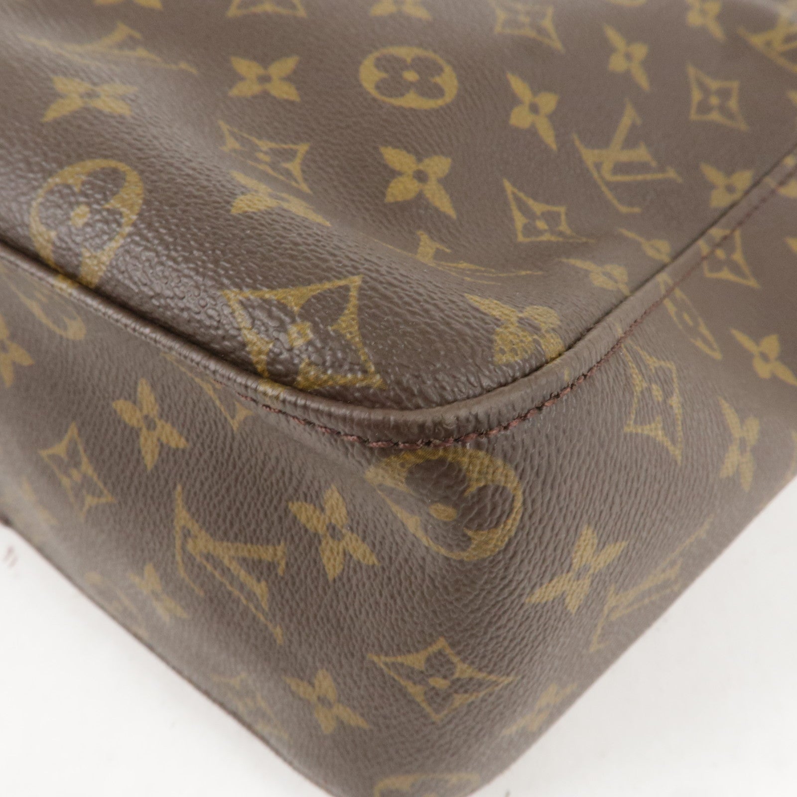 Louis Vuitton Monogram Looping GM Shoulder Bag Brown M51145