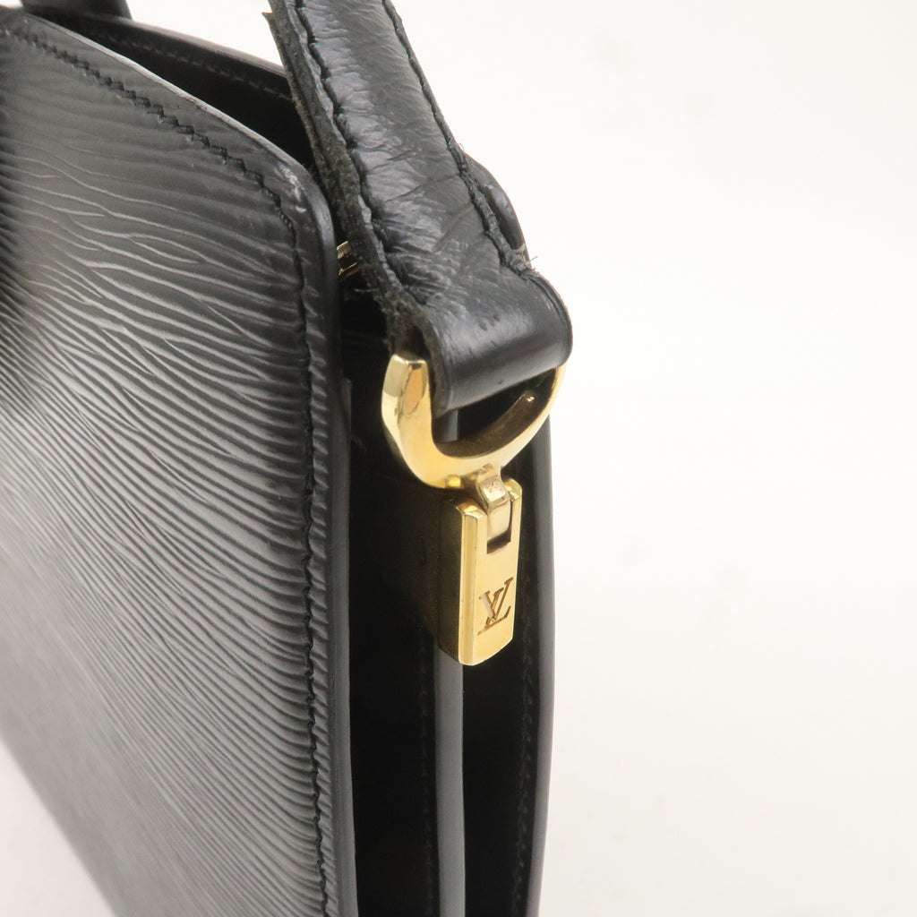 Louis Vuitton Epi Capucines Shoulder Bag Noir Black M52342