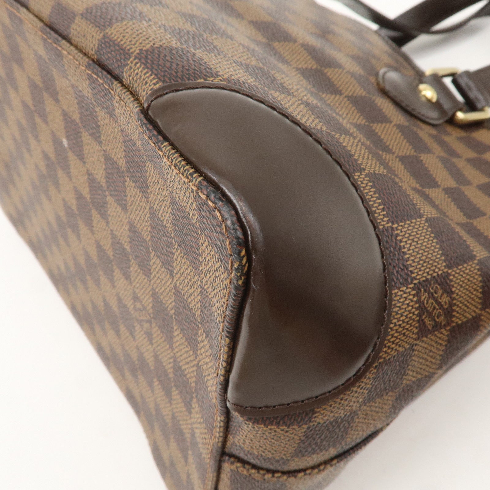 Louis Vuitton Damier Ebene Hampstead PM Hand Bag Brown N51205