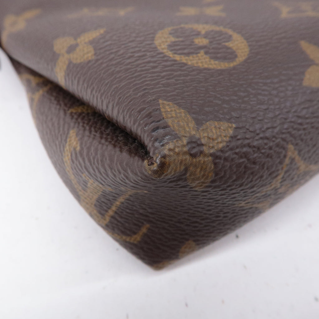 Louis Vuitton Monogram Pallas Clutch 2Way Bag Cerise M41638