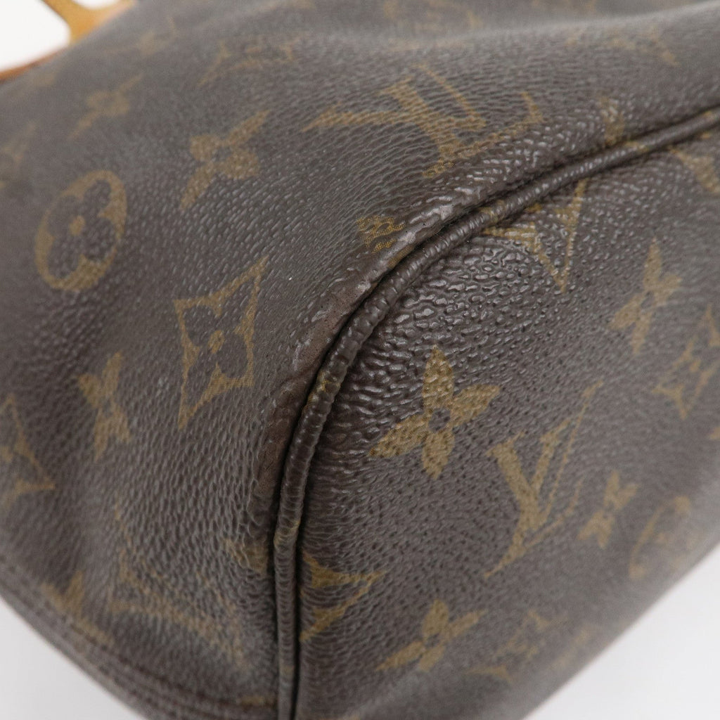 Louis Vuitton Monogram Neverfull MM Tote Bag Brown M40156
