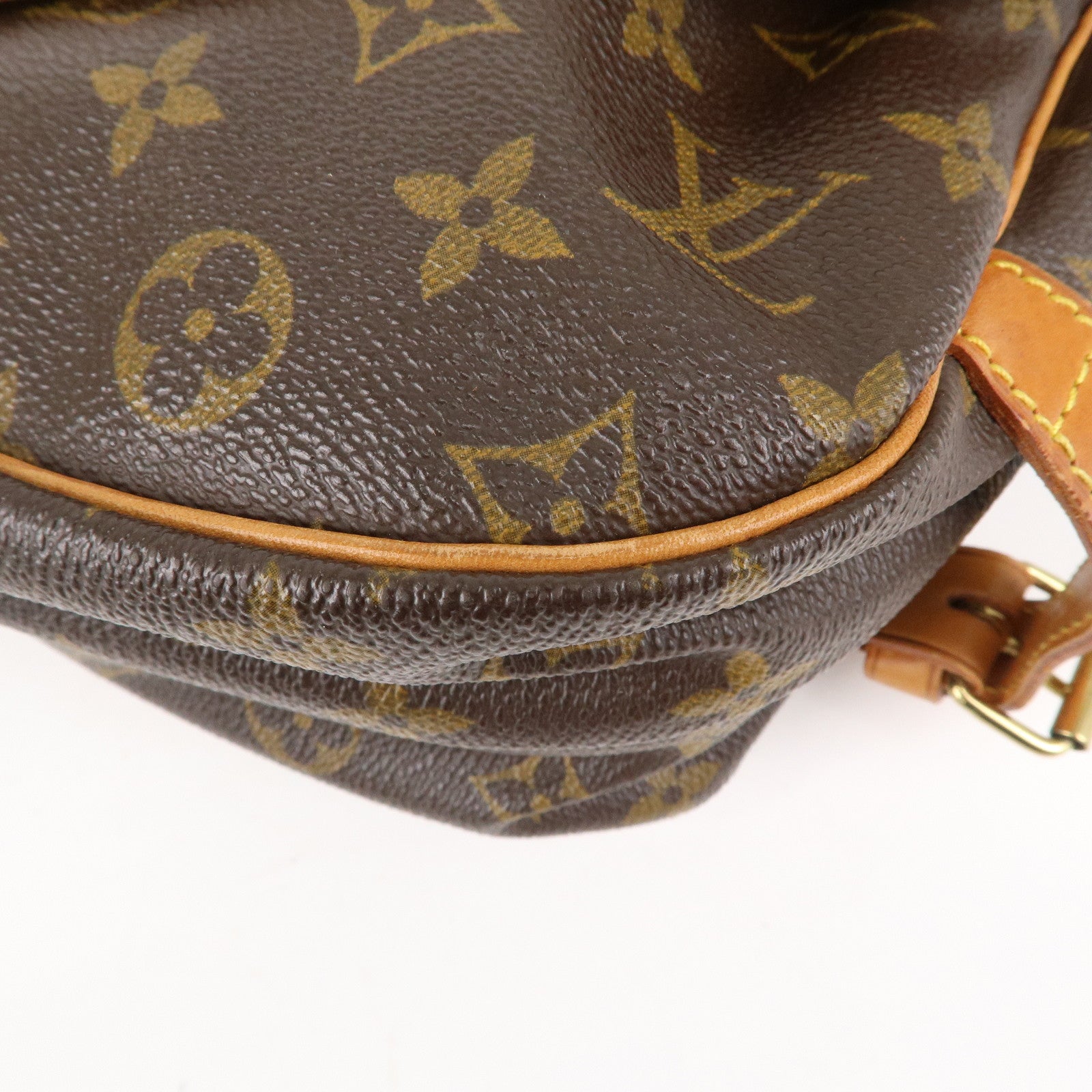 Louis Vuitton Monogram Saumur 30 Shoulder Bag Brown M42256