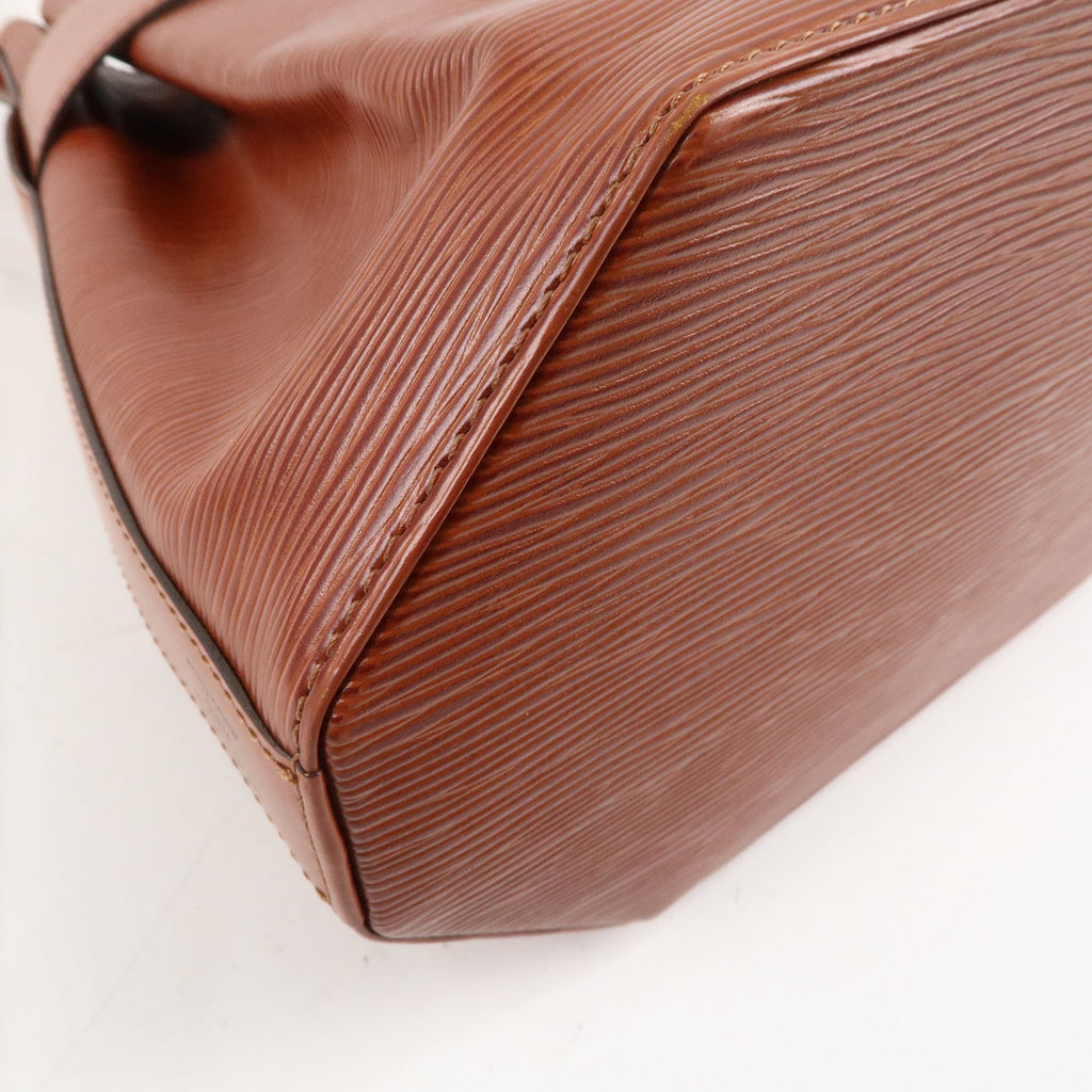 Louis Vuitton Epi Sac D'epaule PM Bucket Bag Kenya Brown M80203