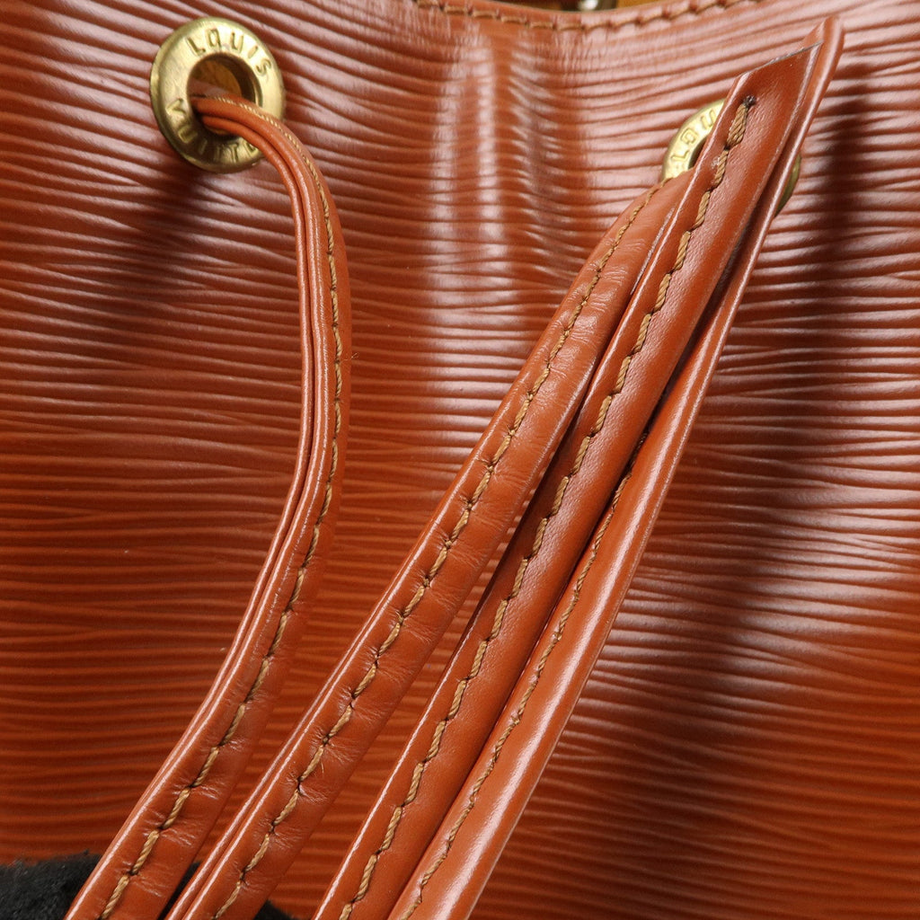 Louis Vuitton Epi Petit Noe Shoulder Bag Kenya Brown M44103