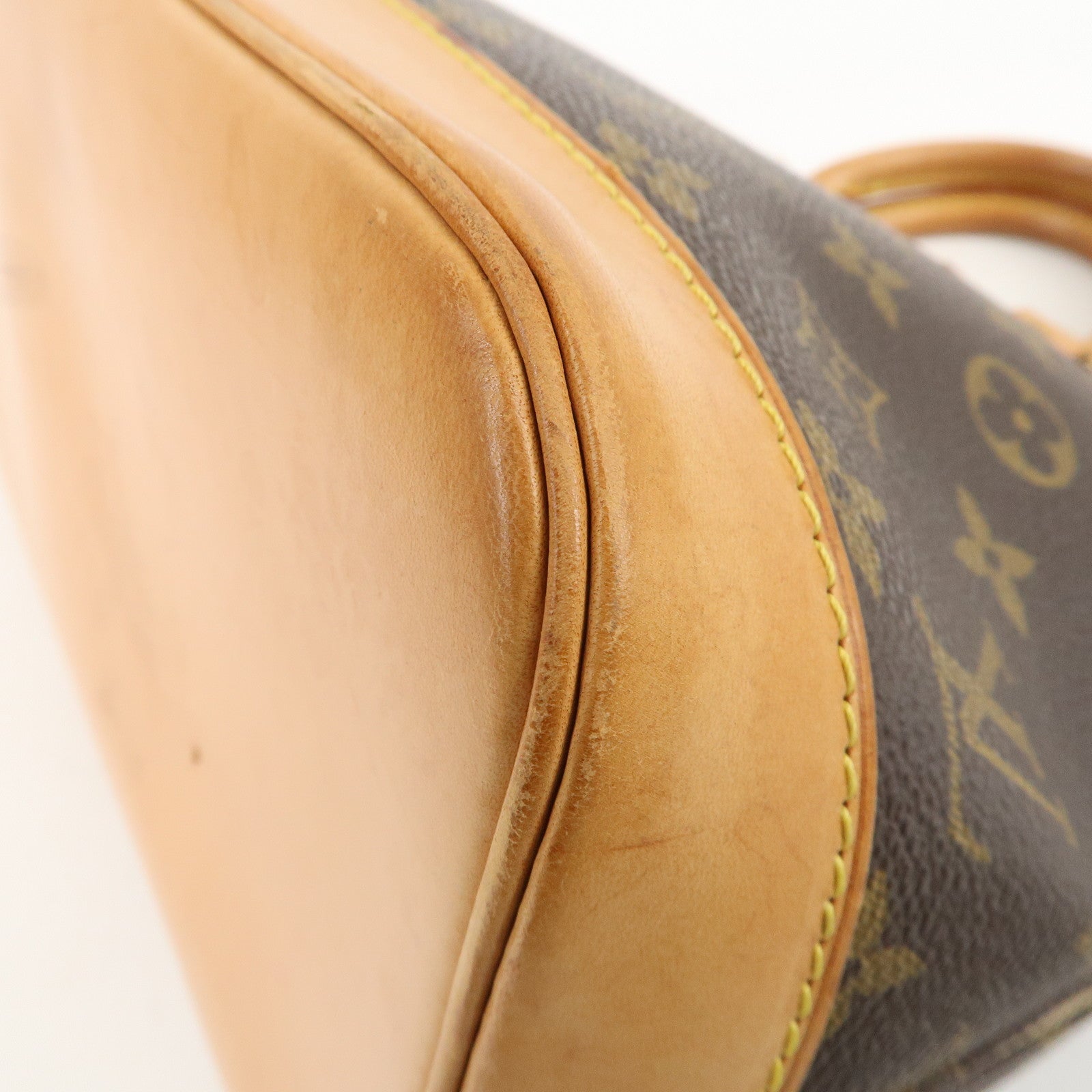 Louis Vuitton Monogram Alma Hand Bag Brown M51130