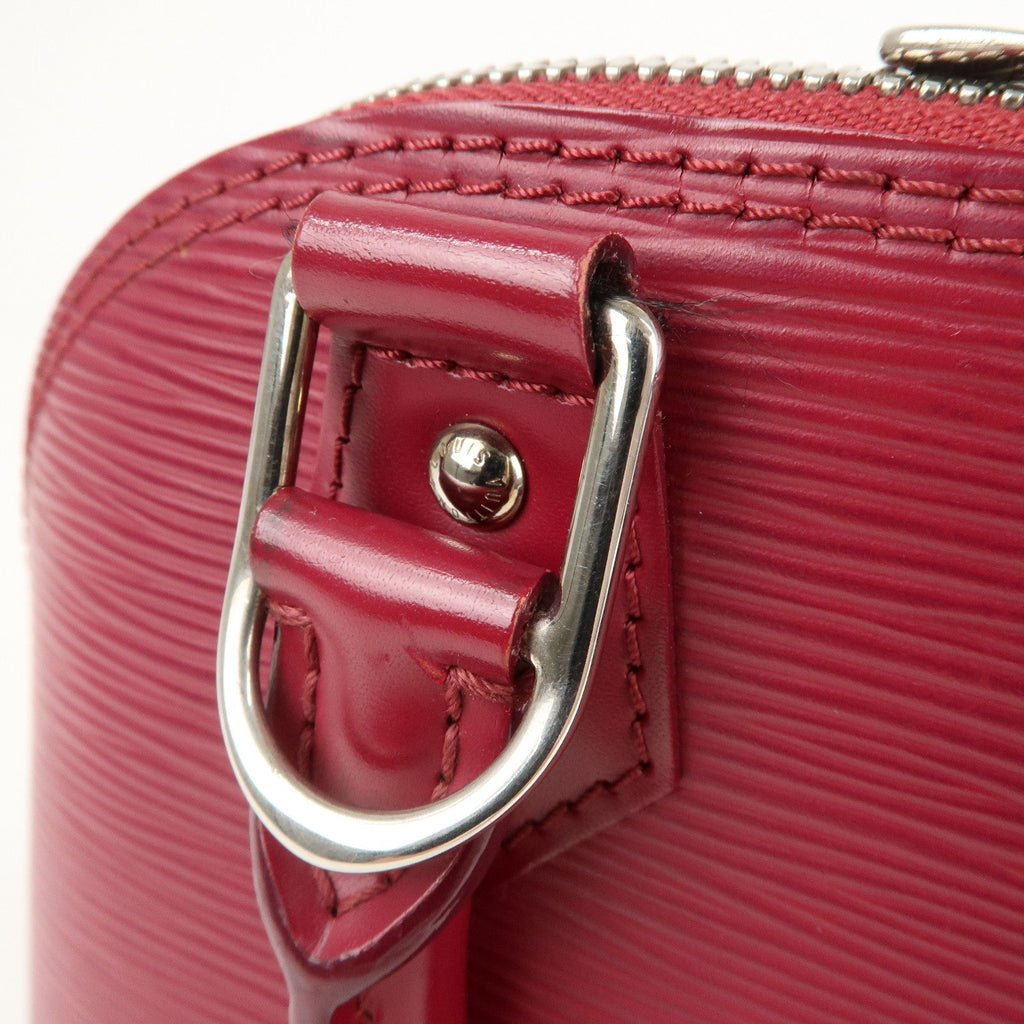 Louis Vuitton Epi Alma BB Hand Bag Shoulder Bag Fuchsia M40851