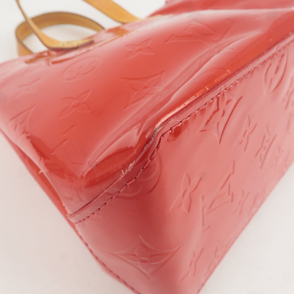 Louis Vuitton Monogram Vernis Lead PM Hand Bag Rouge M91088