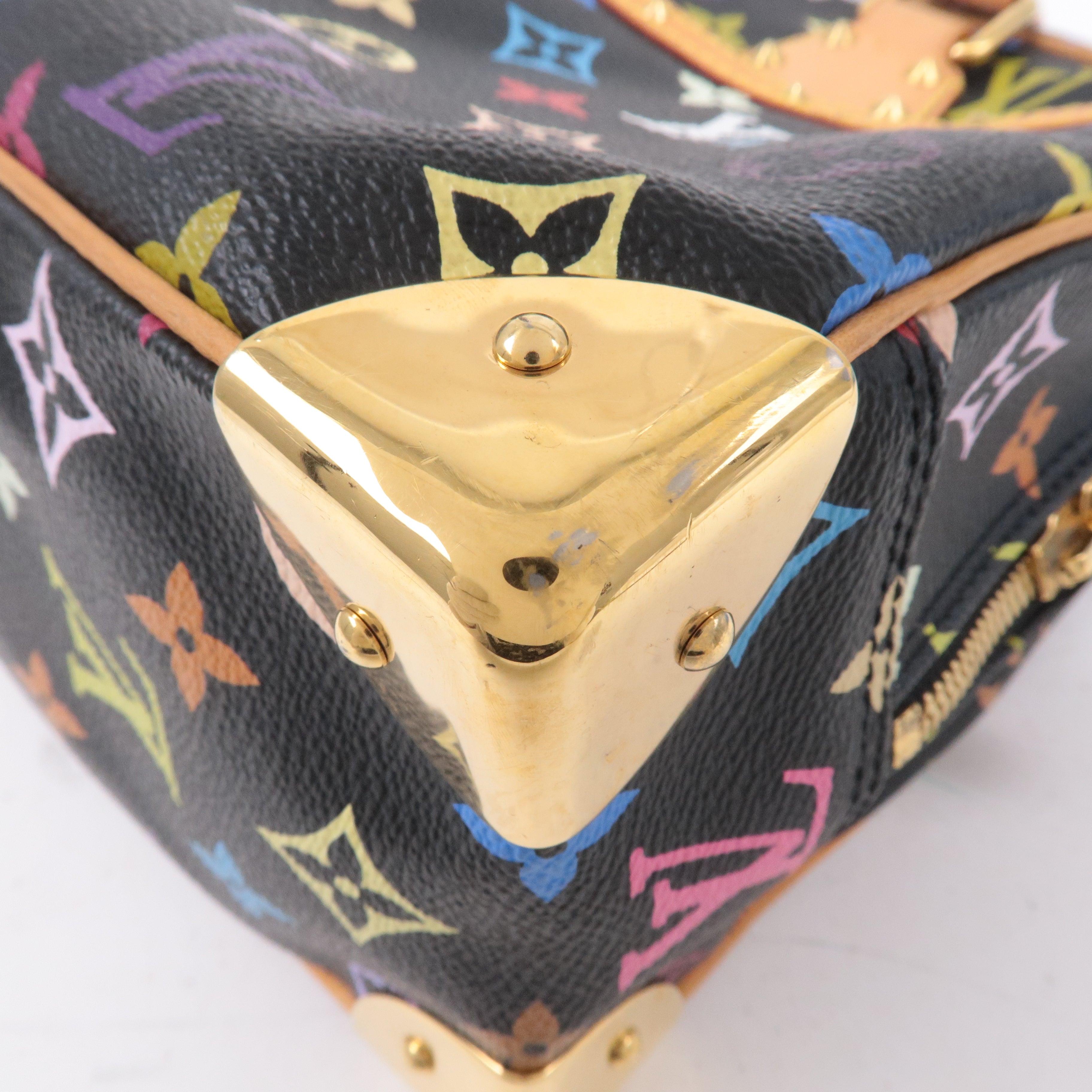 Louis Vuitton Monogram Multi Color Trouville Hand Bag M92662