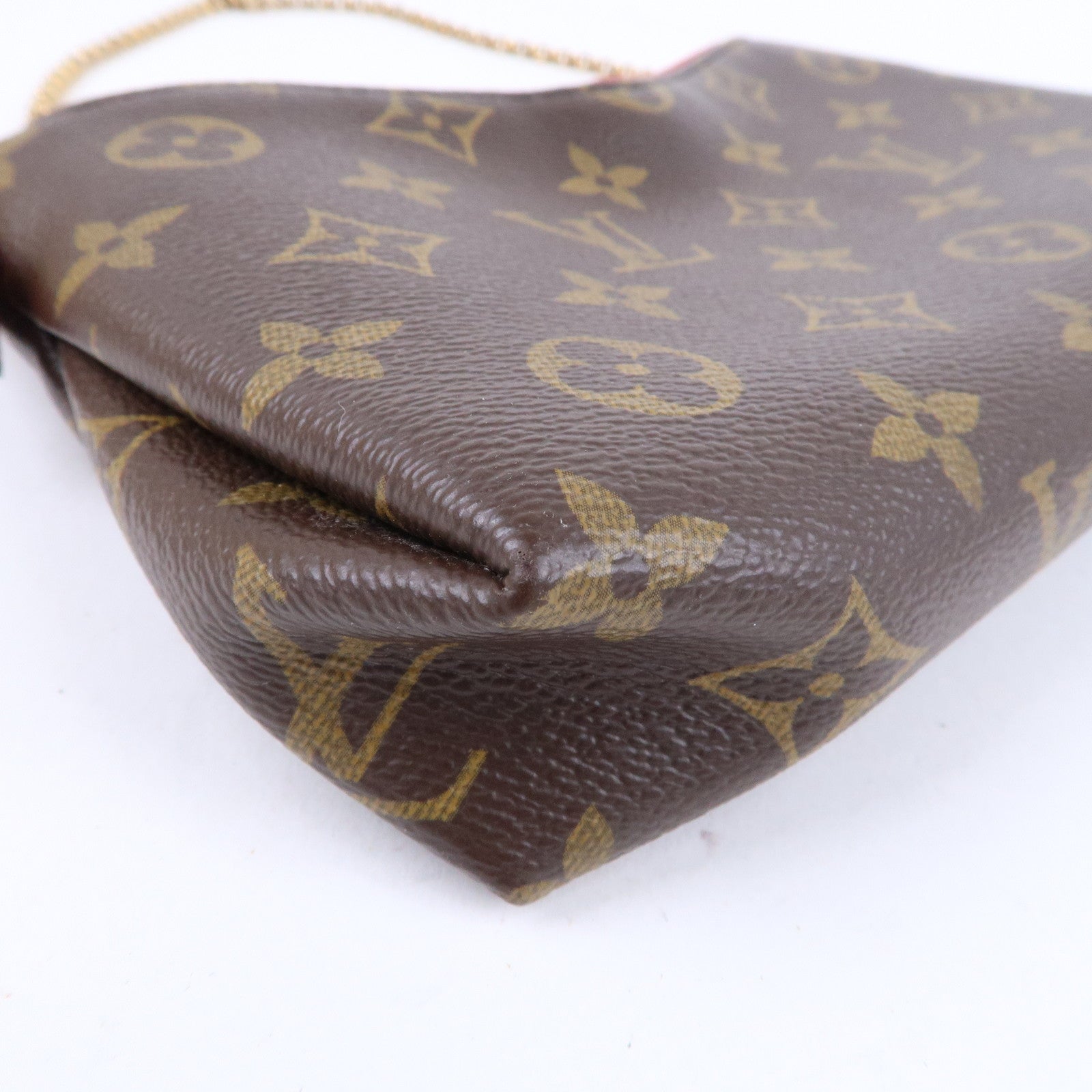 Louis Vuitton Monogram Pallas Clutch 2 Way Bag Cerise M41638