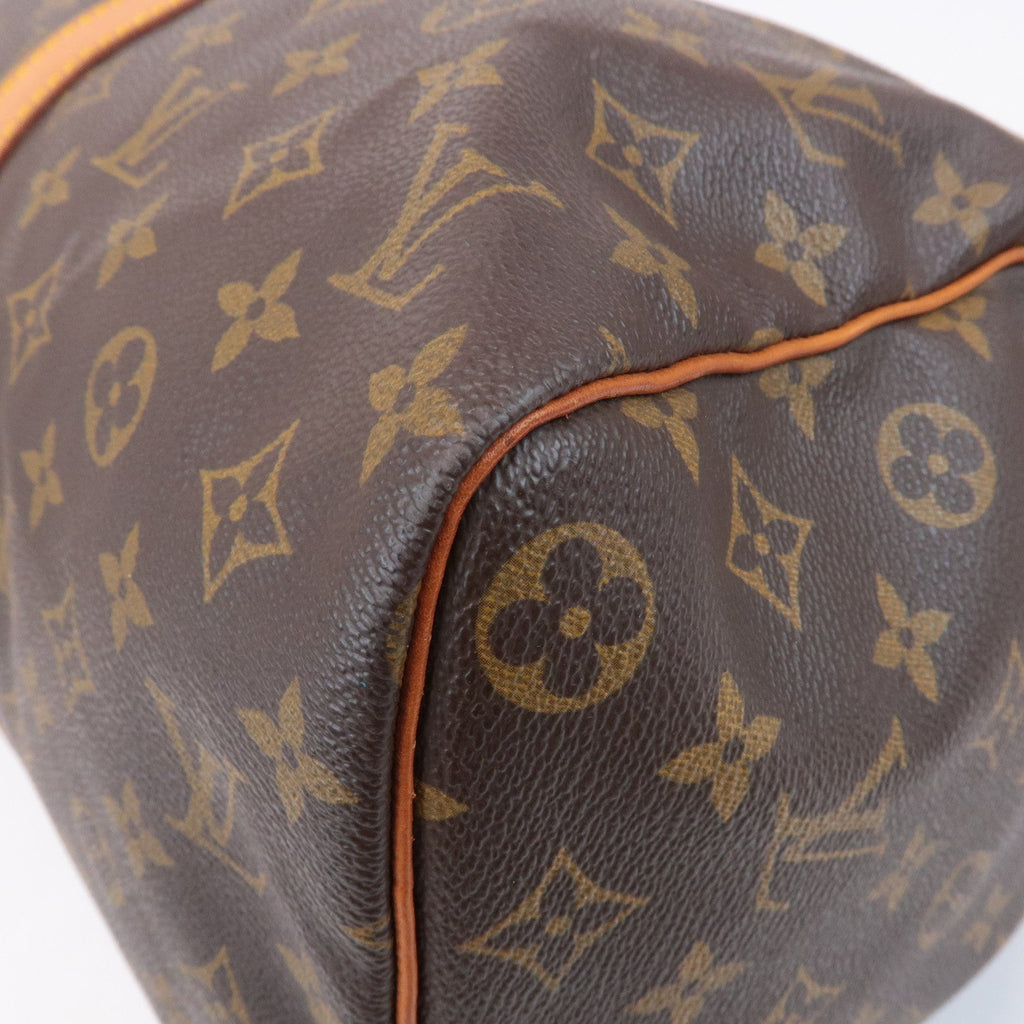 Louis Vuitton Monogram Keep All 45 Boston Bag Brown M41428
