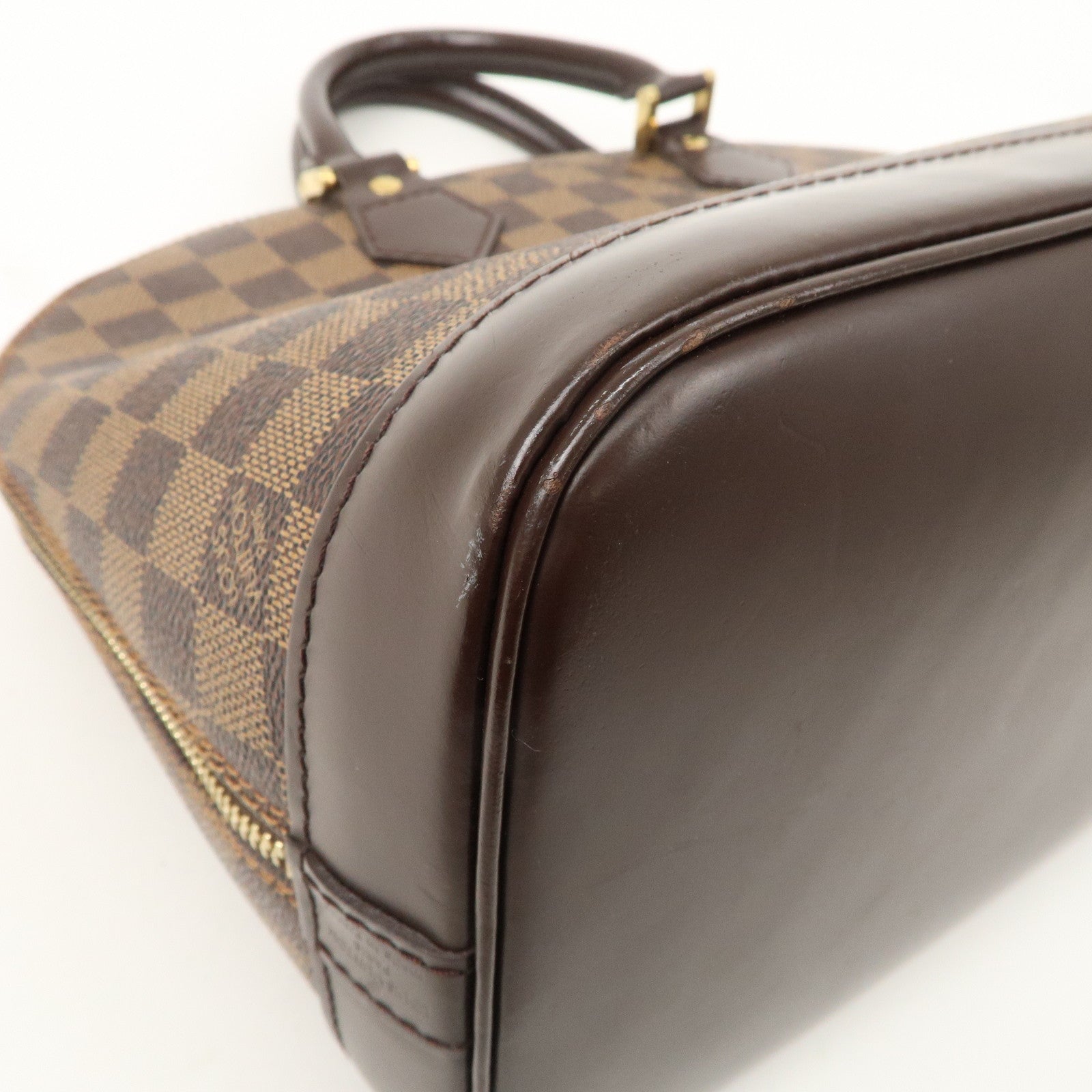 Louis Vuitton Damier Alma PM Hand Bag Brown N51131