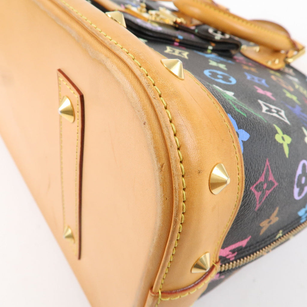 Louis Vuitton Monogram Multi Color Alma Hand Bag Noir M40442