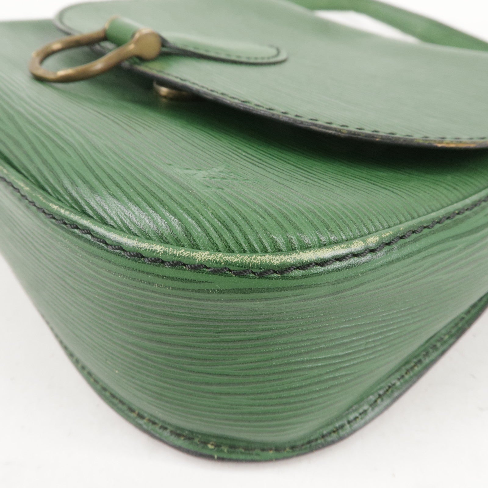 Louis Vuitton Epi Saint Cloud Shoulder Bag Borneo Green M52194