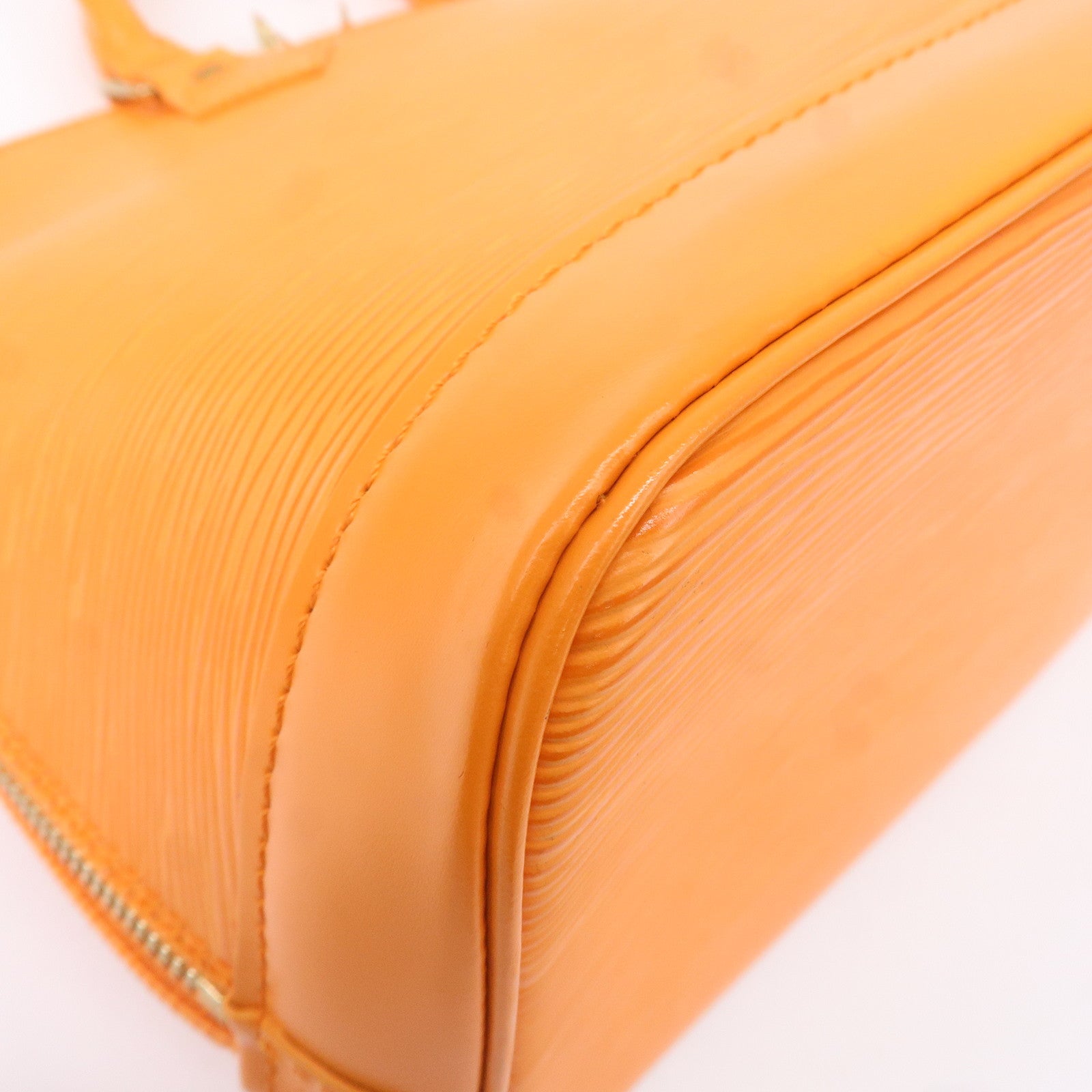 Louis Vuitton Epi Alma Hand Bag Mandarin Orange M5124H
